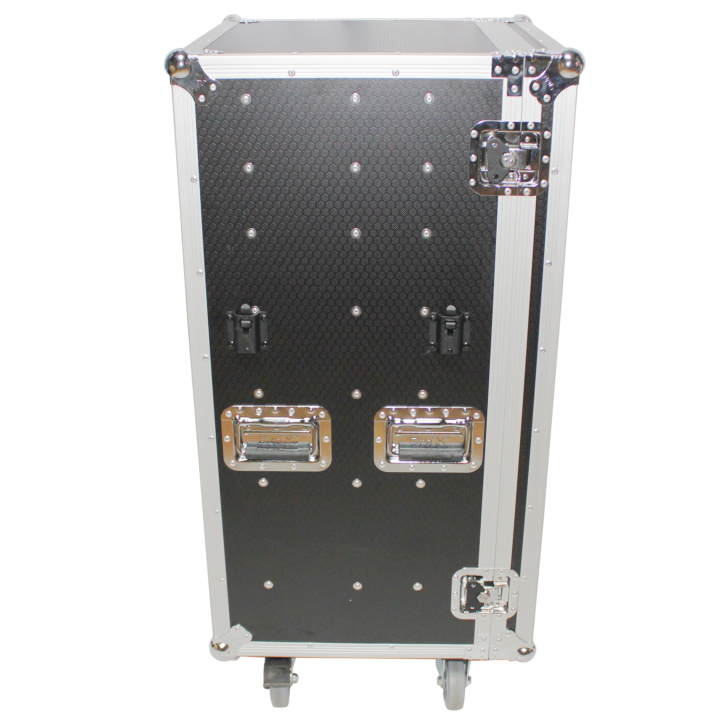 7 Utility Drawer ATA Flight Style Case with Fold out Left Right Side Mounting Removable Table and 4 inch Casters