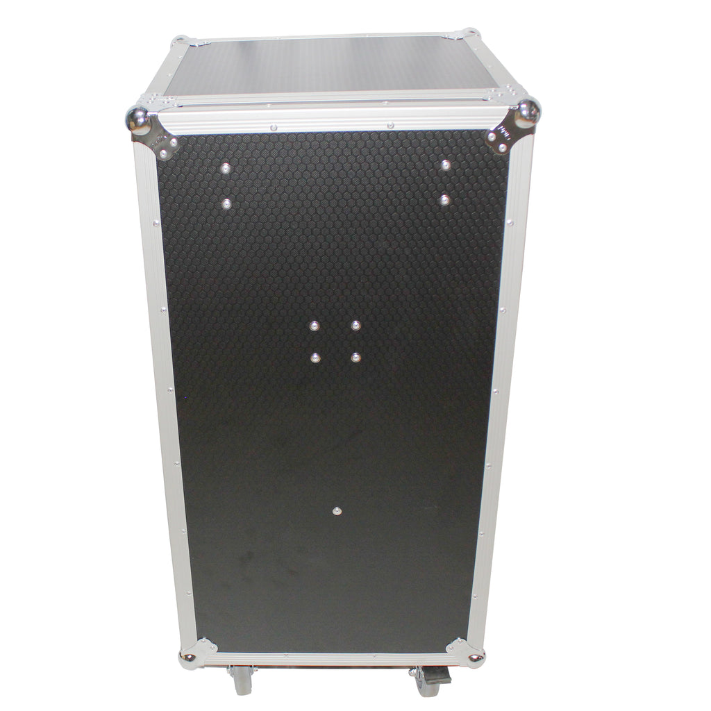 7 Utility Drawer ATA Flight Style Case with Fold out Left Right Side Mounting Removable Table and 4 inch Casters