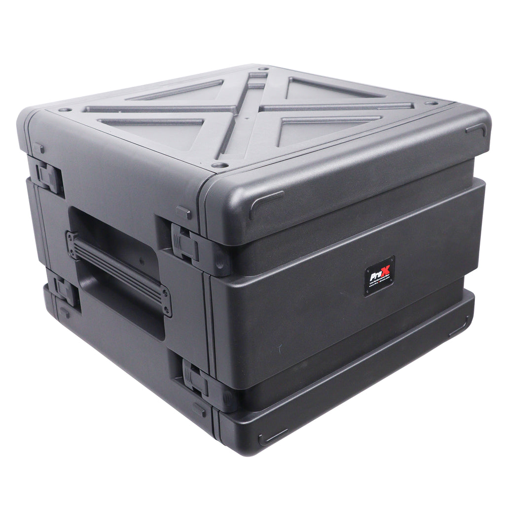UltronX Watertight 8U Rack Space Molded Plastic Case - 18" Depth Front Rail to Rail