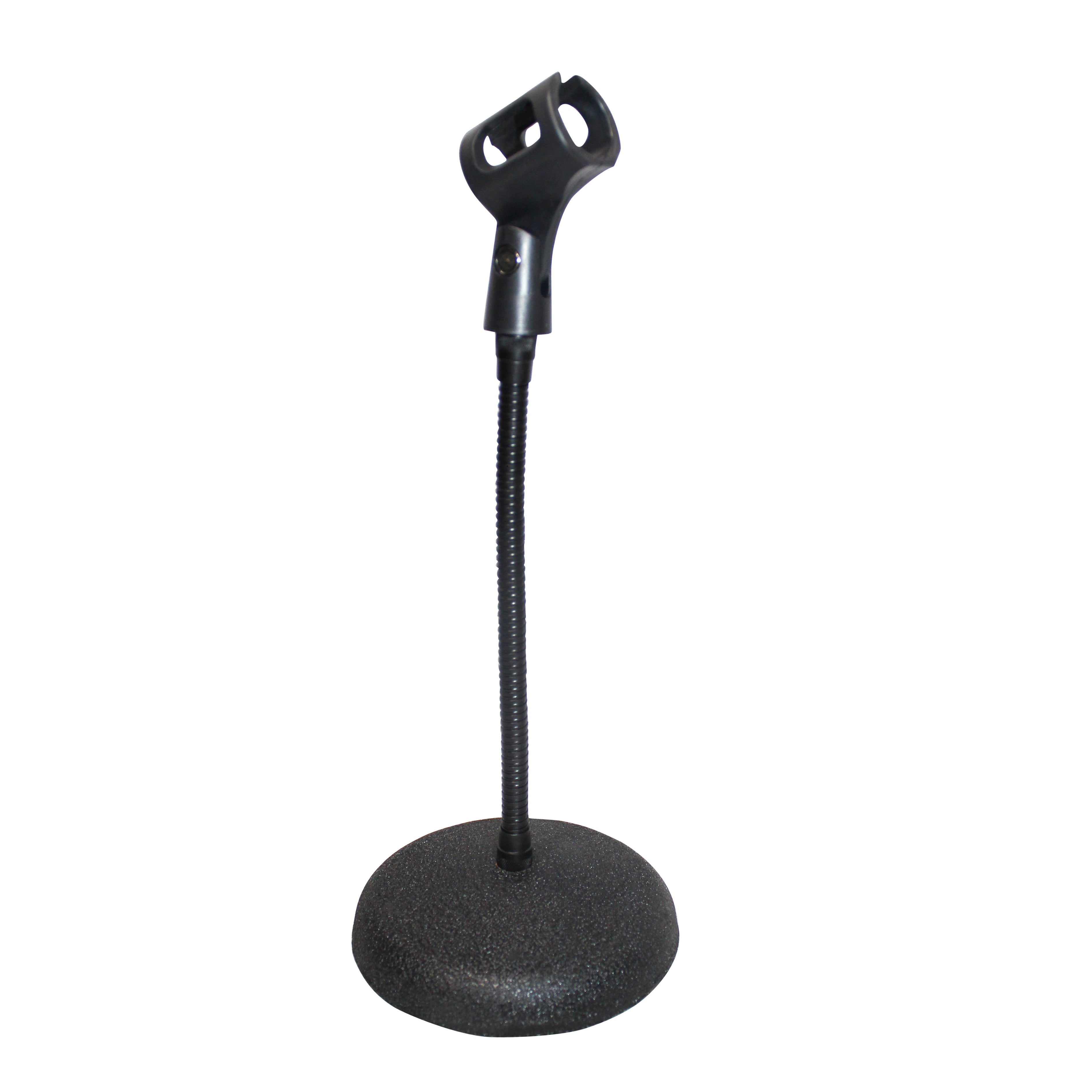10PCS Gooseneck Desktop Microphone Stand With 6" Round Base