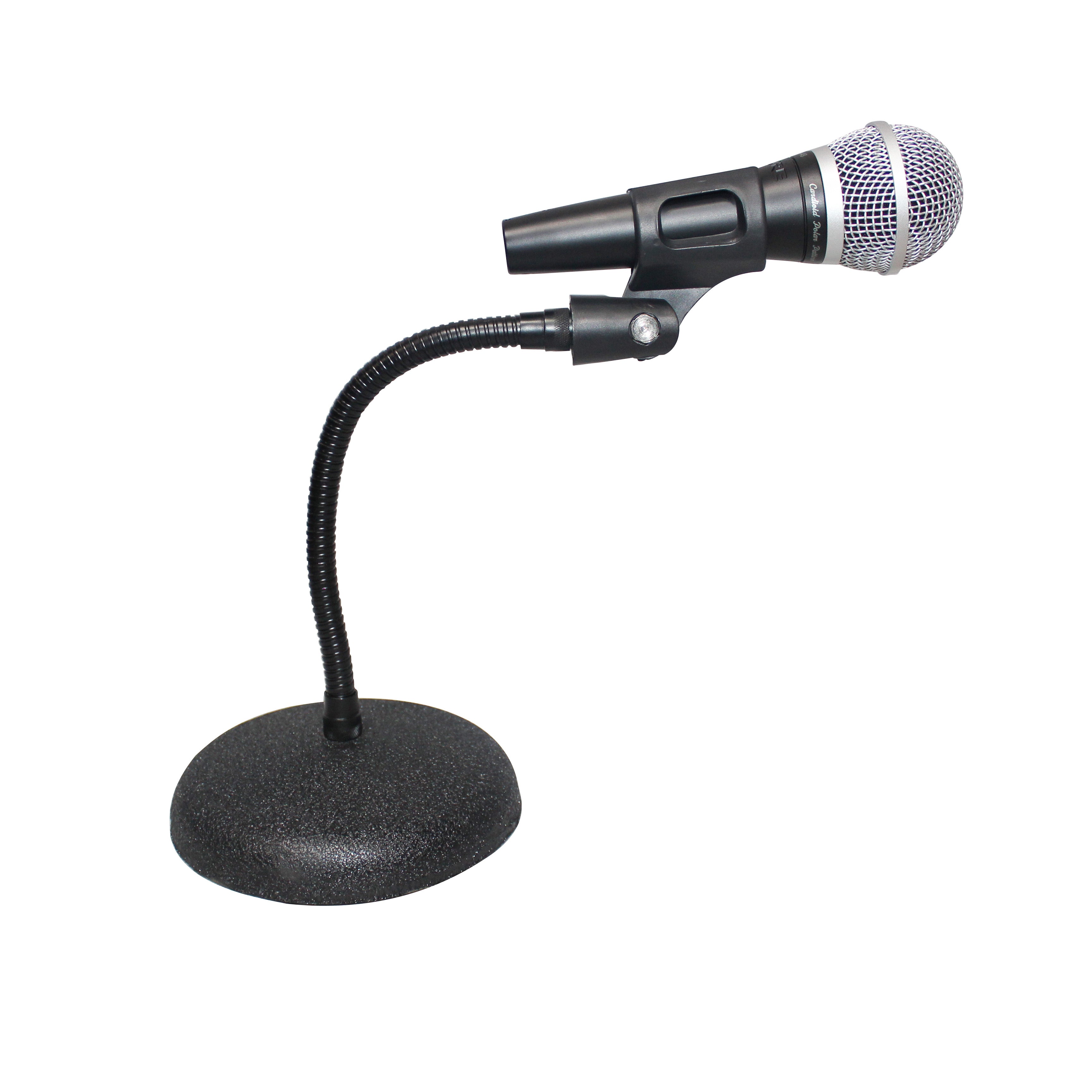 10PCS Gooseneck Desktop Microphone Stand With 6" Round Base