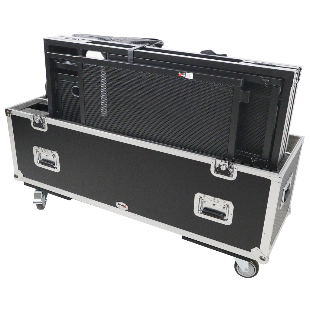 ATA Case for up to 50" LED LCD TV and Mesa Media DJ Facade Workstation