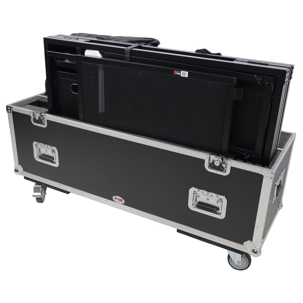 ATA Case for up to 50" LED LCD TV and Mesa Media DJ Facade Workstation