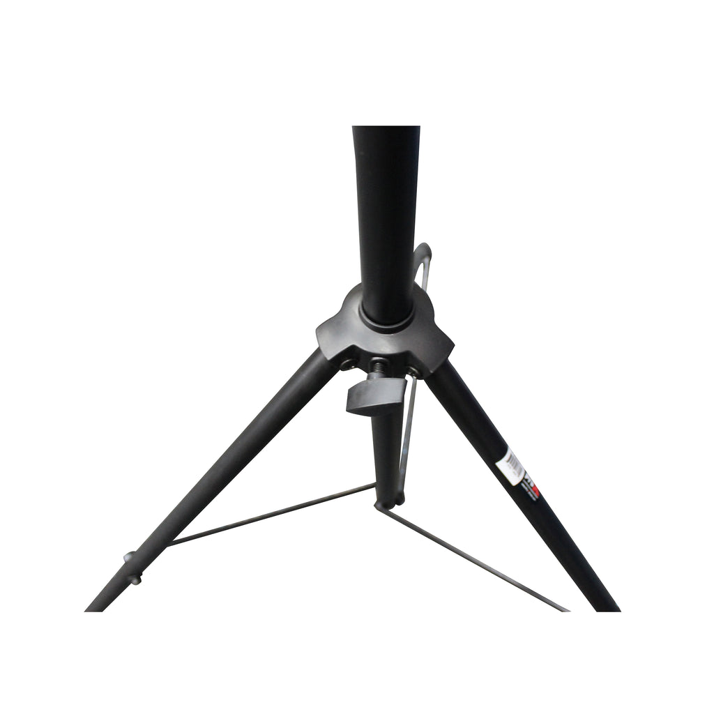 Lightweight Height Adjustable DJ Lighting Stand with Square T-Bar – adjusts up to 9 Ft Height
