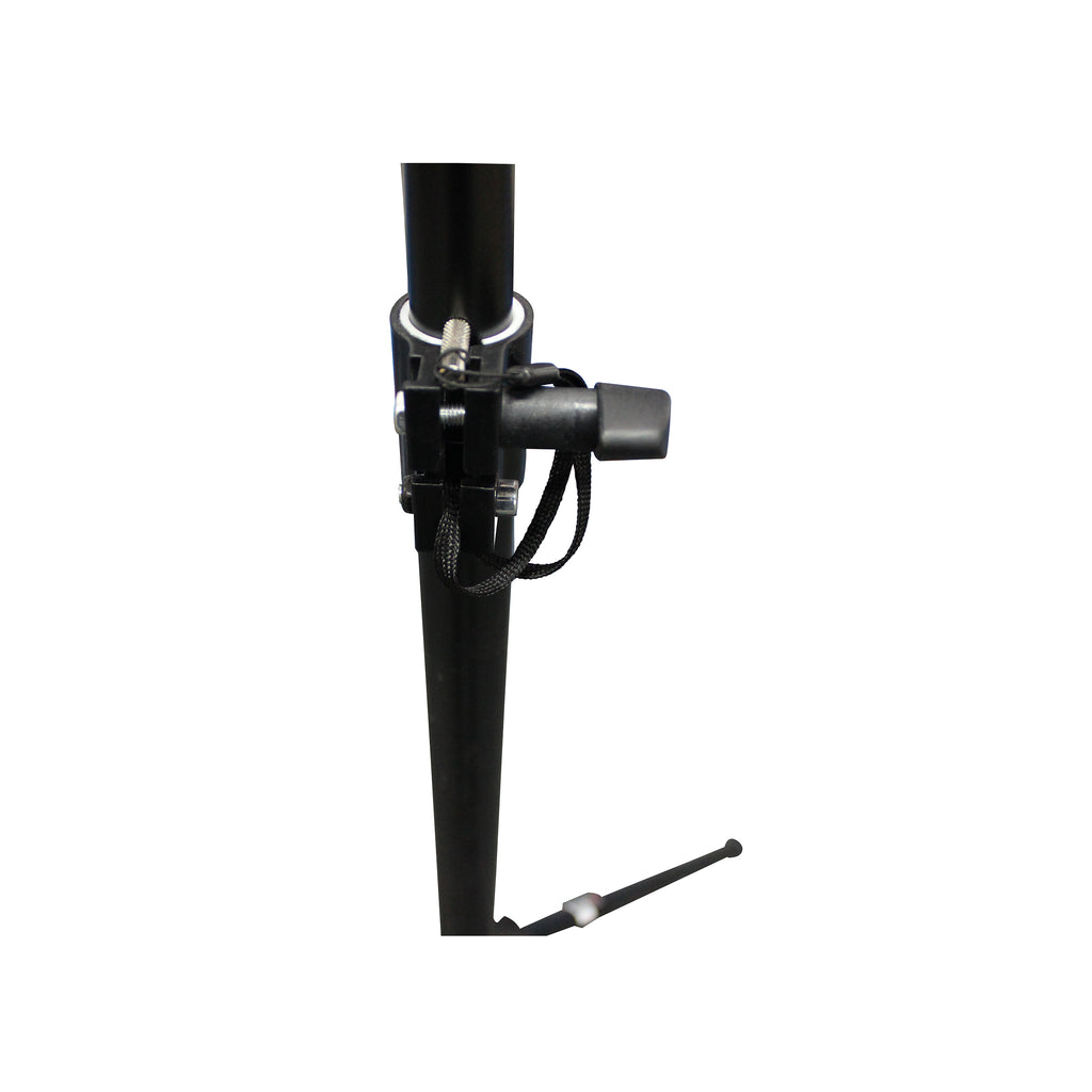 Lightweight Height Adjustable DJ Lighting Stand with Square T-Bar – adjusts up to 9 Ft Height