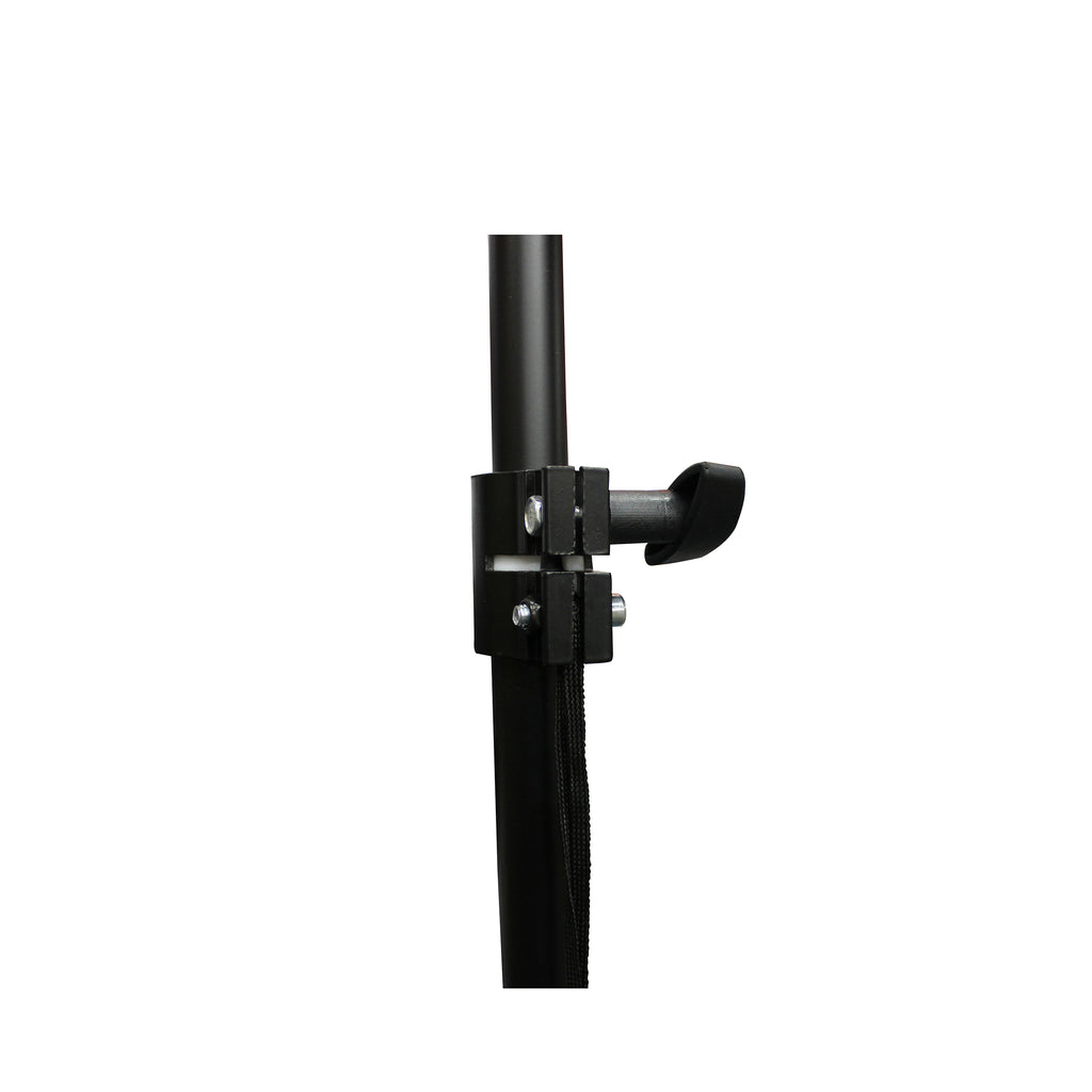 Lightweight Height Adjustable DJ Lighting Stand with Square T-Bar – adjusts up to 9 Ft Height