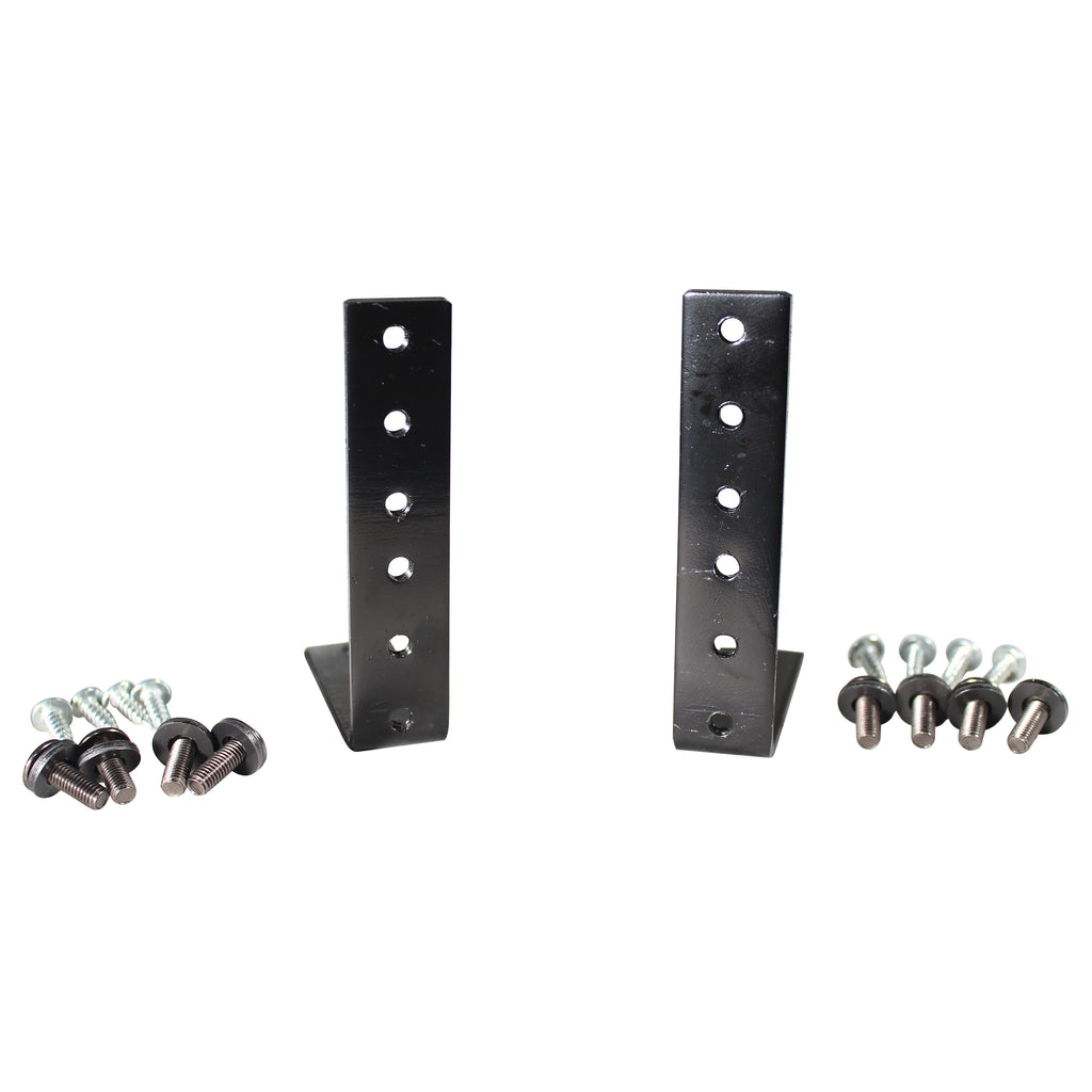 2U Two Unit Rack Rails L Shape Bracket for DJ Controller Flight Cases