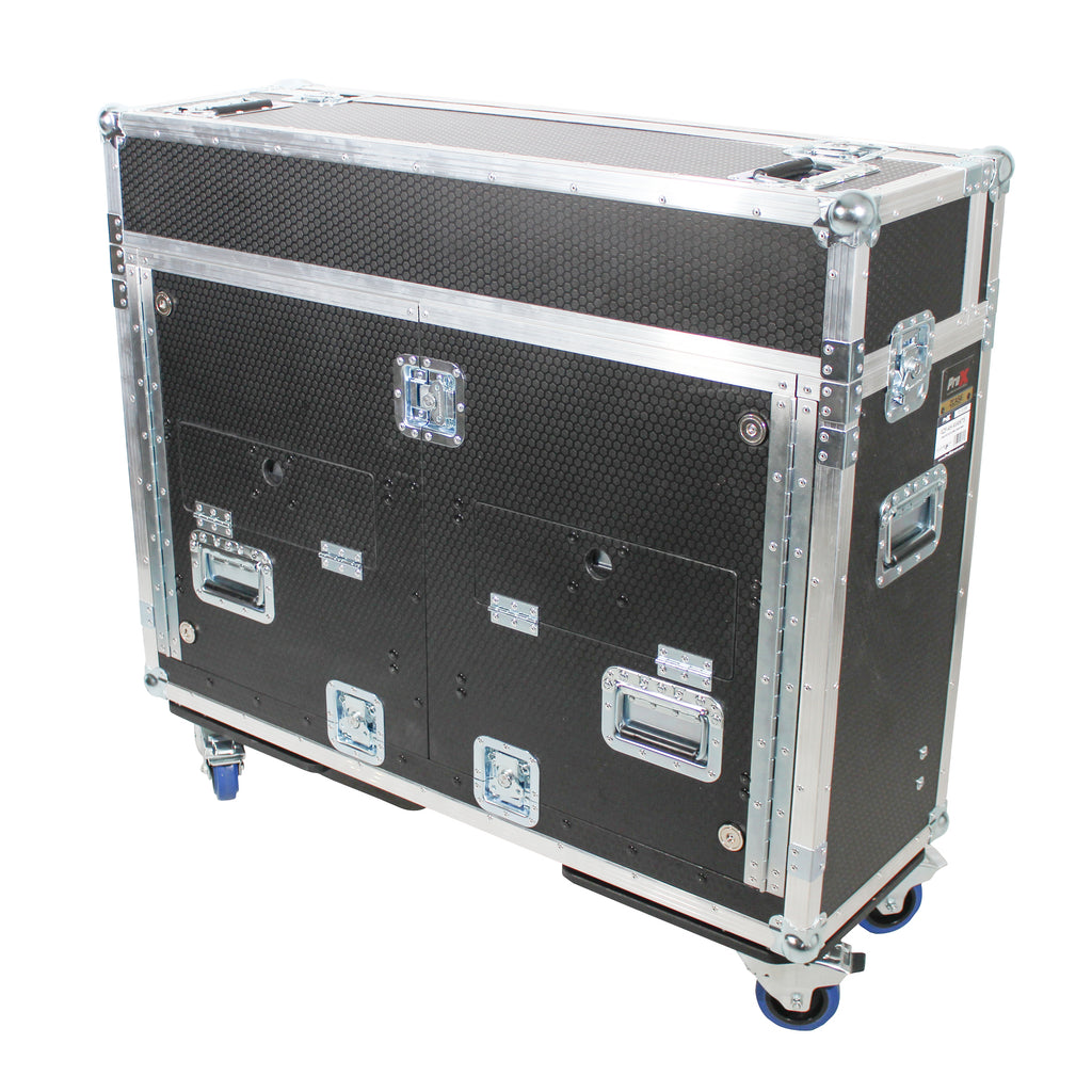ChamSys MagicQ MQ250 Flip-Ready Hydraulic Console Easy Retracting Lifting Flight Case with wheels