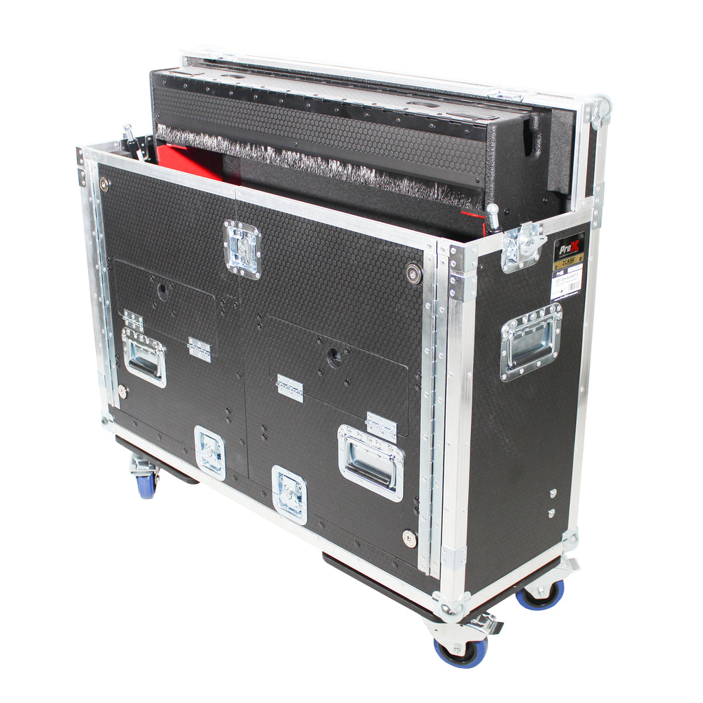 ChamSys MagicQ MQ250 Flip-Ready Hydraulic Console Easy Retracting Lifting Flight Case with wheels