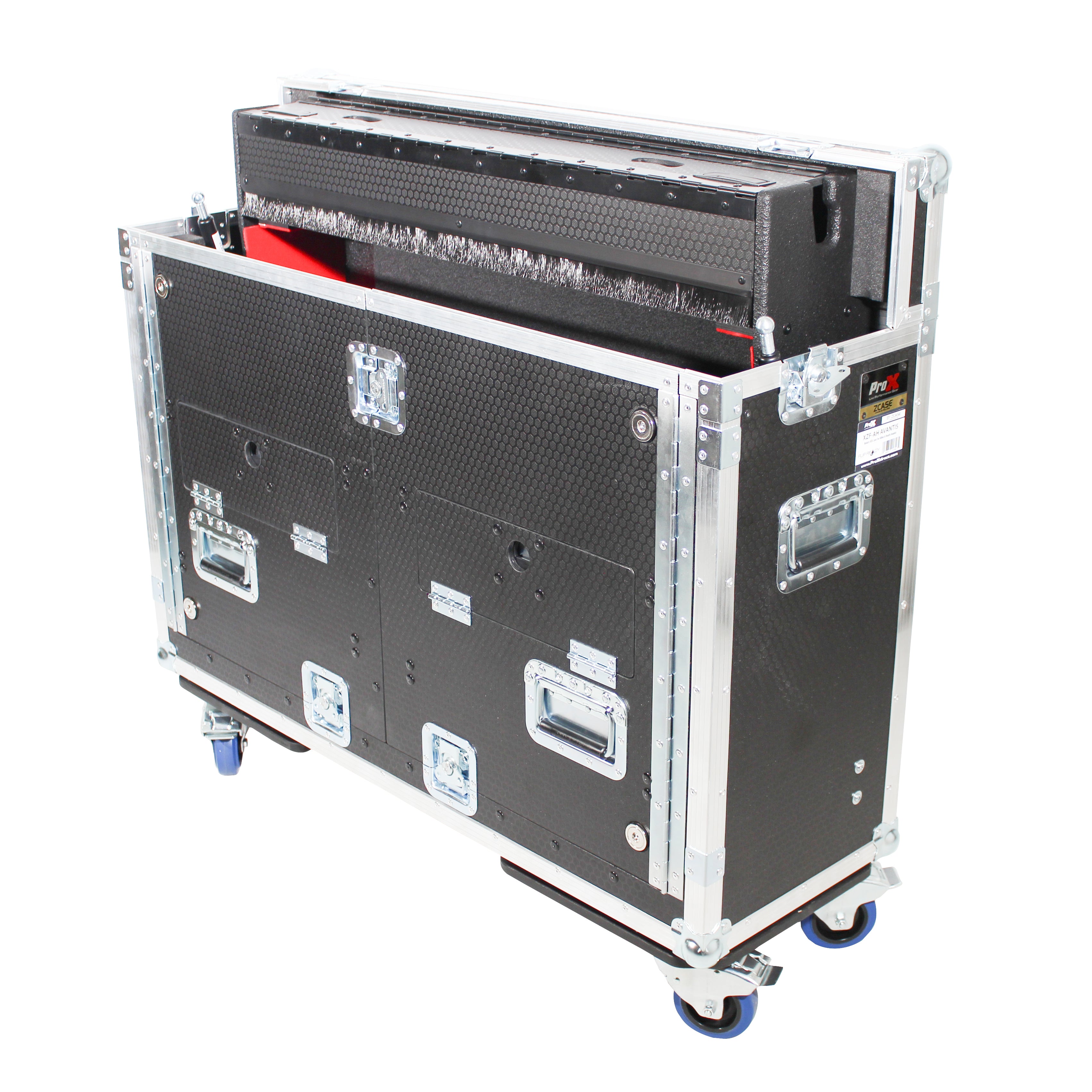 ChamSys MagicQ MQ250 Flip-Ready Hydraulic Console Easy Retracting Lifting Flight Case with wheels