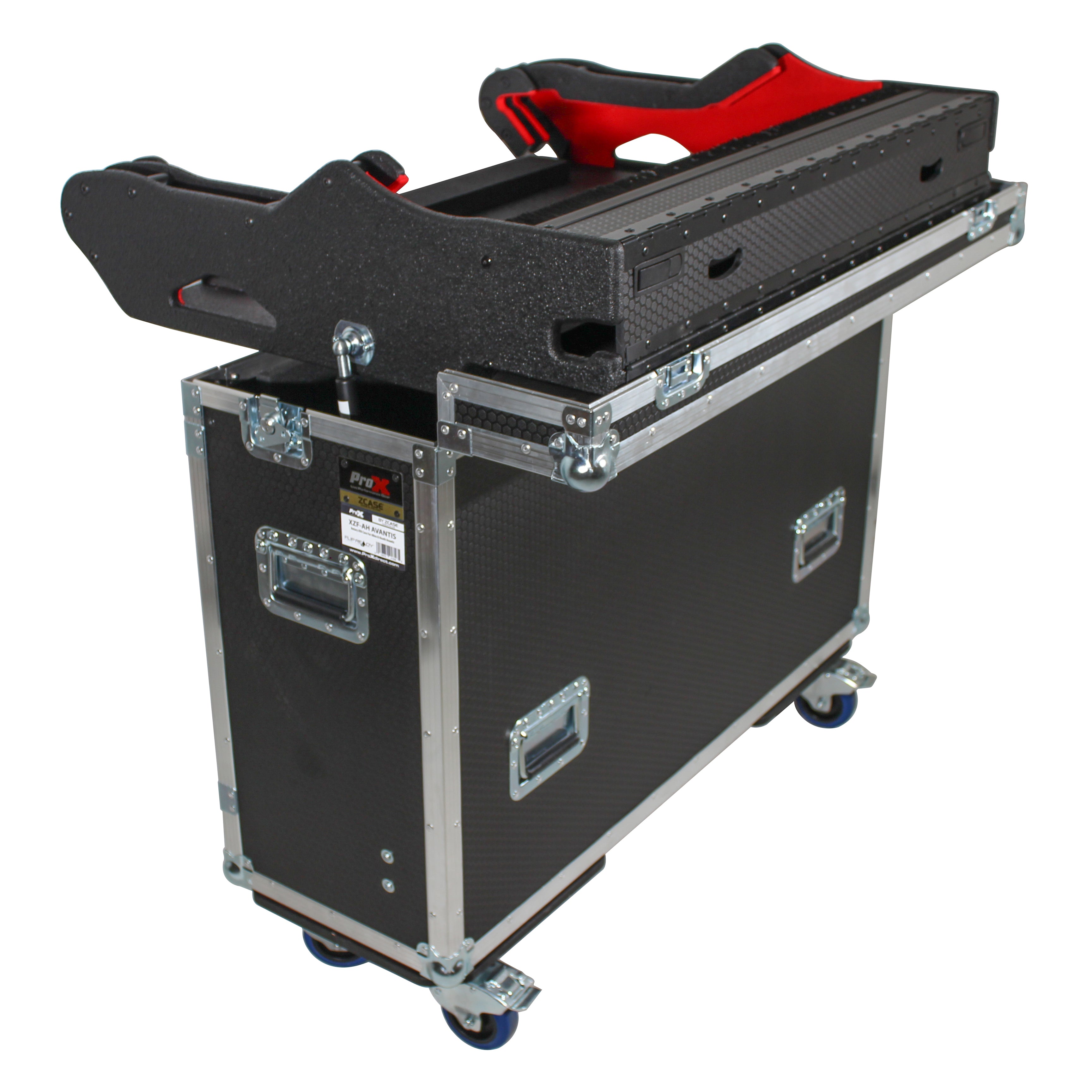 ChamSys MagicQ MQ250 Flip-Ready Hydraulic Console Easy Retracting Lifting Flight Case with wheels