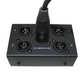 4 Channel XLR-M CAT6 Audio/DMX Portable Snake Box