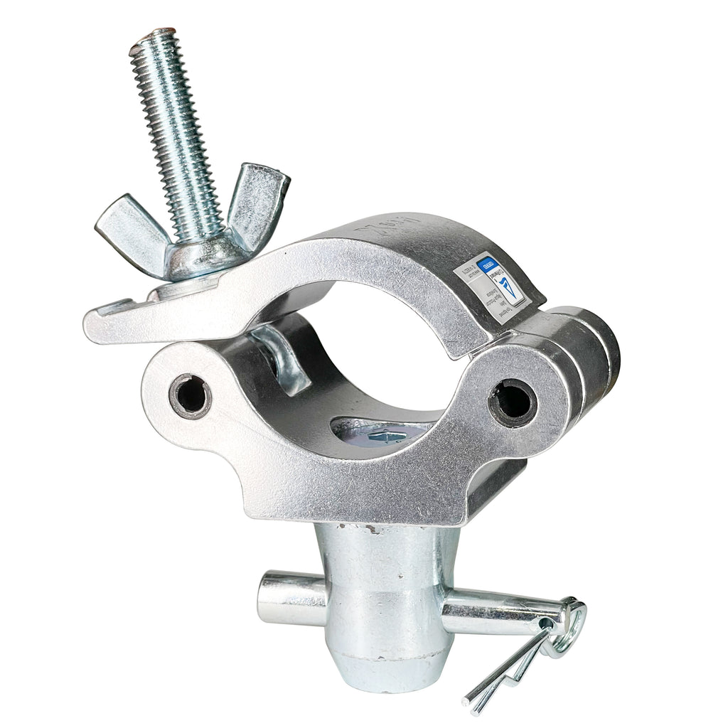 Aluminum Pro M10 Clamp with Half-Conical Connector for 2" Truss Tube Capacity 1102 lbs.