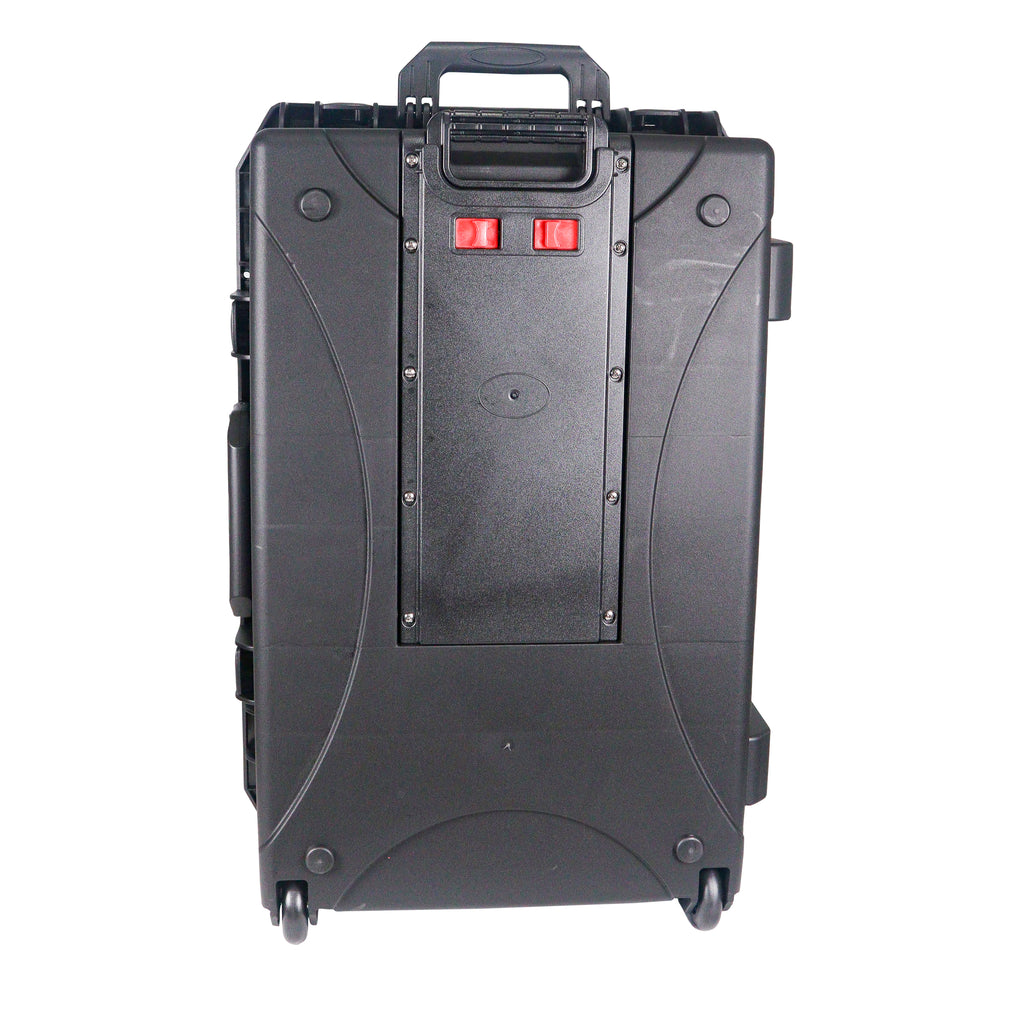 UltronX MEDIUM Water Resistant ABS Molded Portable Storage Case for Audio Camera Tactical includes cut pluck foam - 14x19x7.5