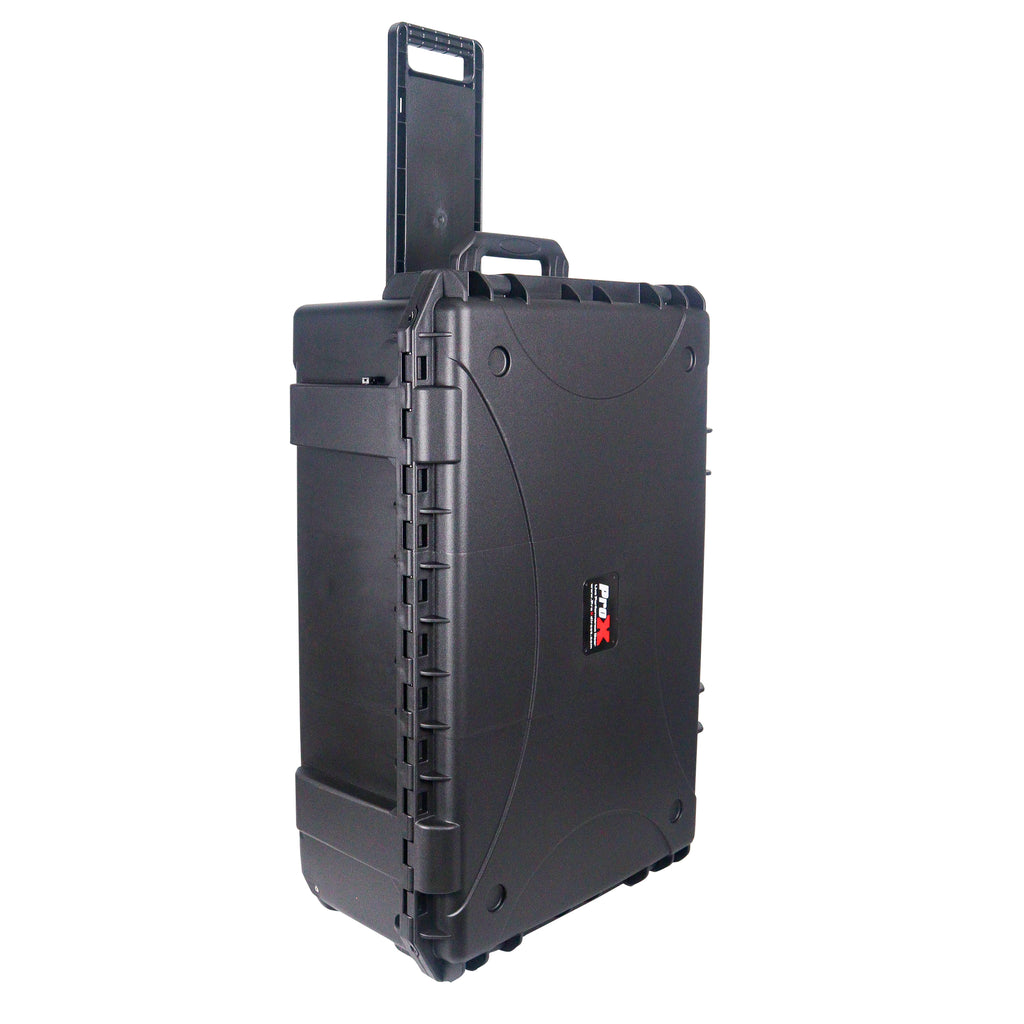 UltronX MEDIUM Water Resistant ABS Molded Portable Storage Case for Audio Camera Tactical includes cut pluck foam - 14x19x7.5