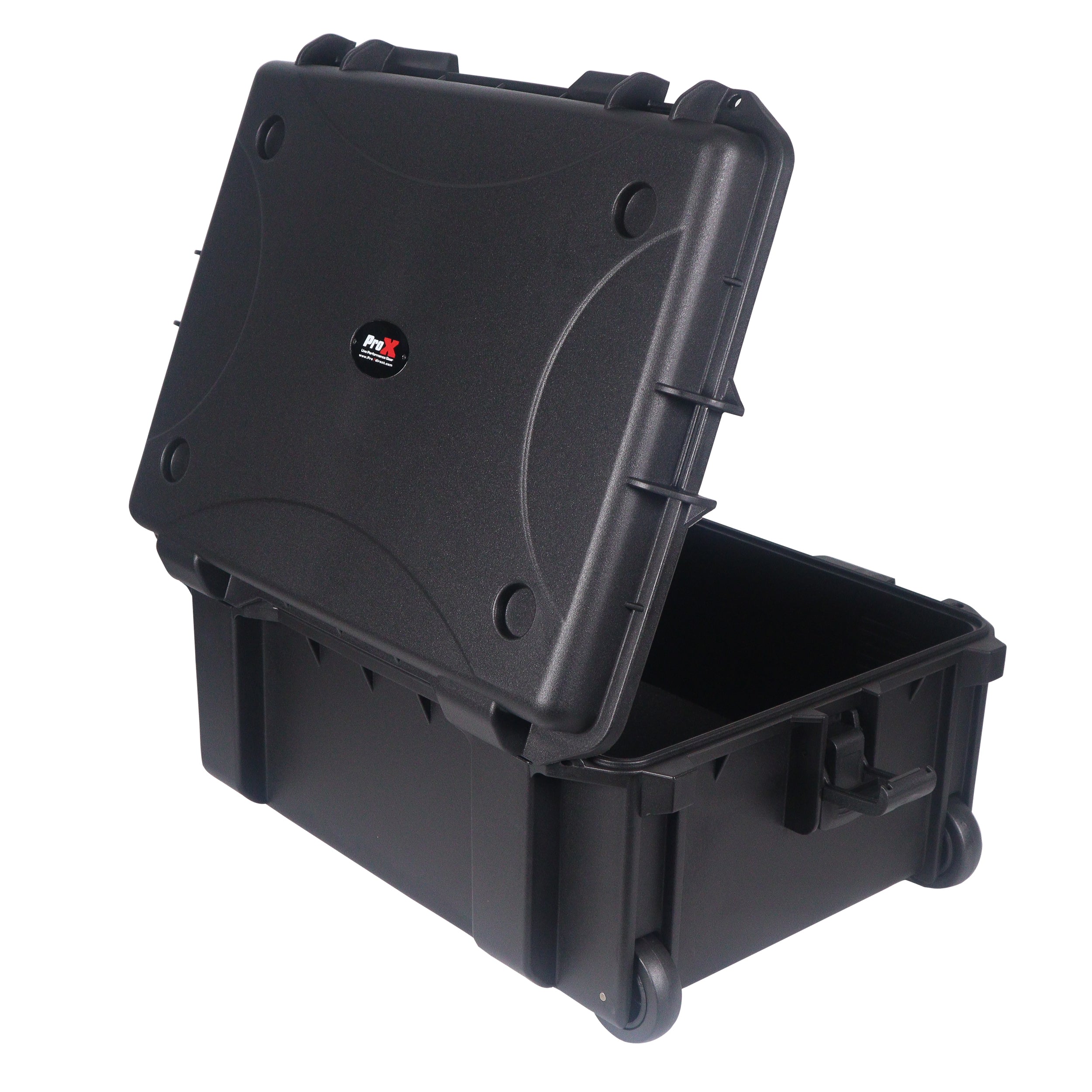 UltronX MEDIUM Water Resistant ABS Molded Portable Storage Case for Audio Camera Tactical includes cut pluck foam - 14x19x7.5
