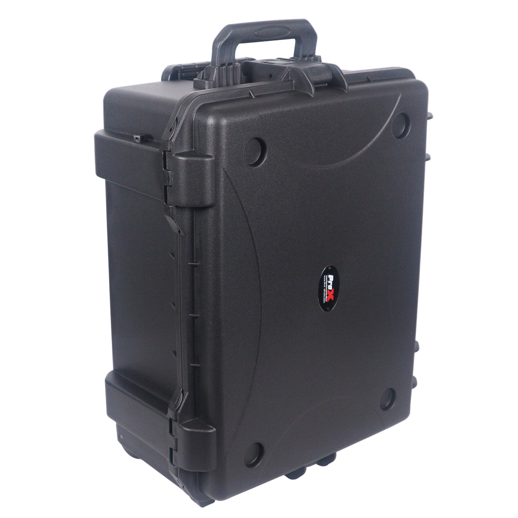 UltronX MEDIUM Water Resistant ABS Molded Portable Storage Case for Audio Camera Tactical includes cut pluck foam - 14x19x7.5