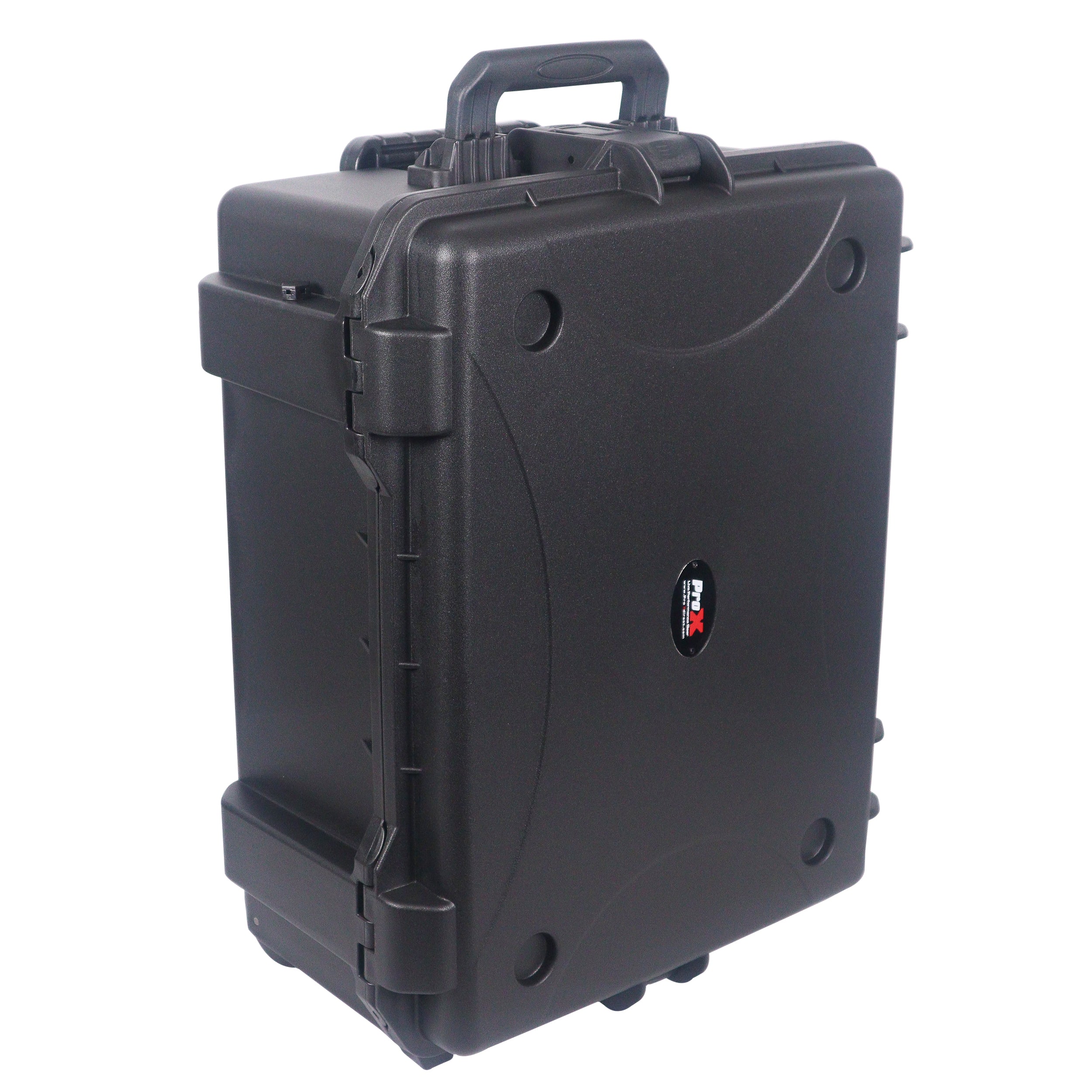 UltronX MEDIUM Water Resistant ABS Molded Portable Storage Case for Audio Camera Tactical includes cut pluck foam - 14x19x7.5