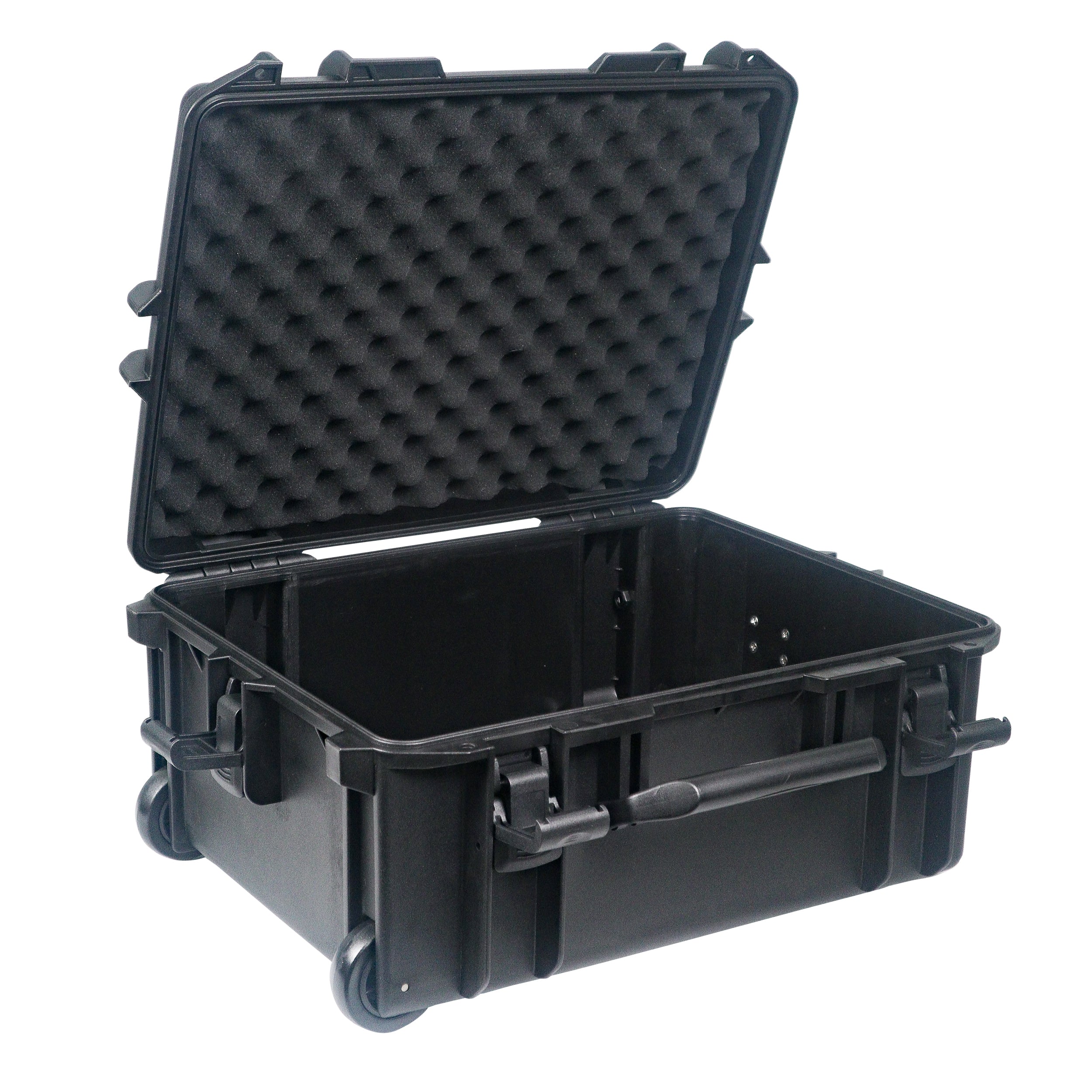 UltronX MEDIUM Water Resistant ABS Molded Portable Storage Case for Audio Camera Tactical includes cut pluck foam - 14x19x7.5