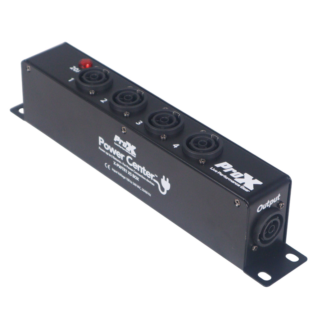 24PCS PowerCenter 4-way Power Splitter Box for True Power Connection Powers 5 Devices