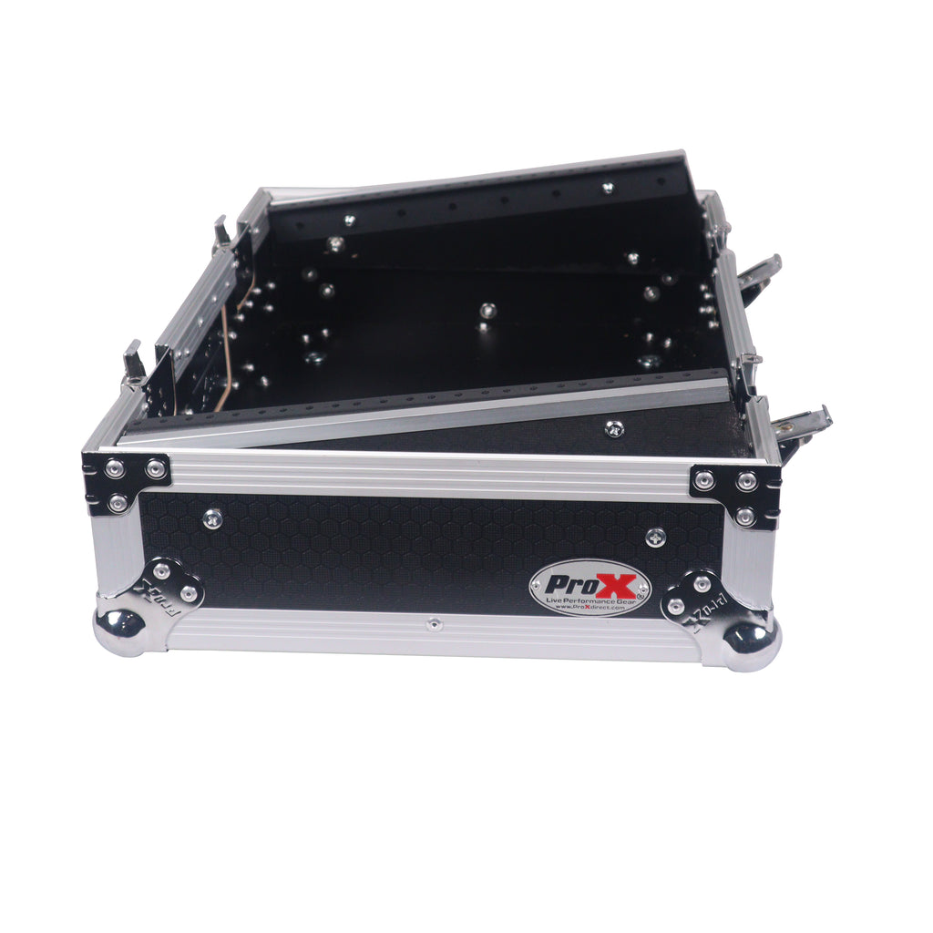 8U Top Mount Slanted Flight Case for 19 inch Mixers