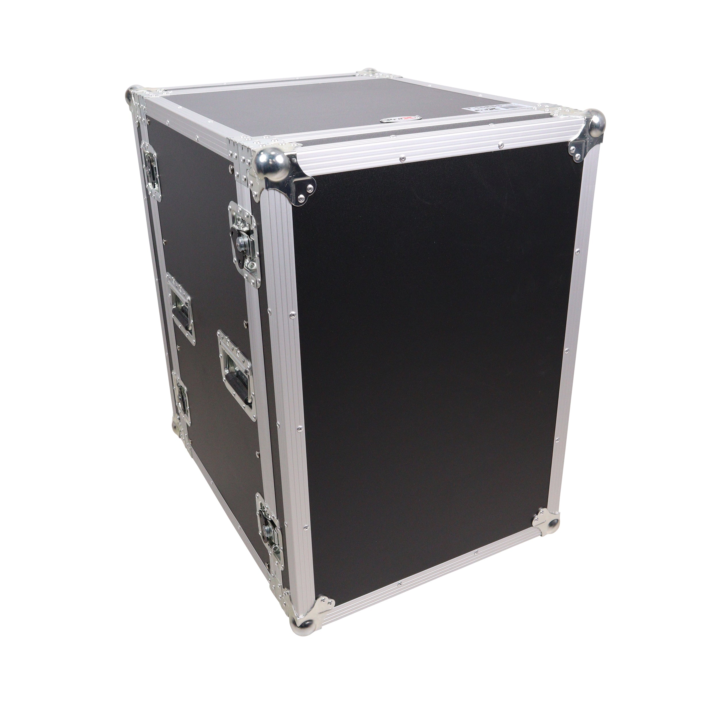 16U Vertical Amp Rack Mount Flight Case with Caster Wheels