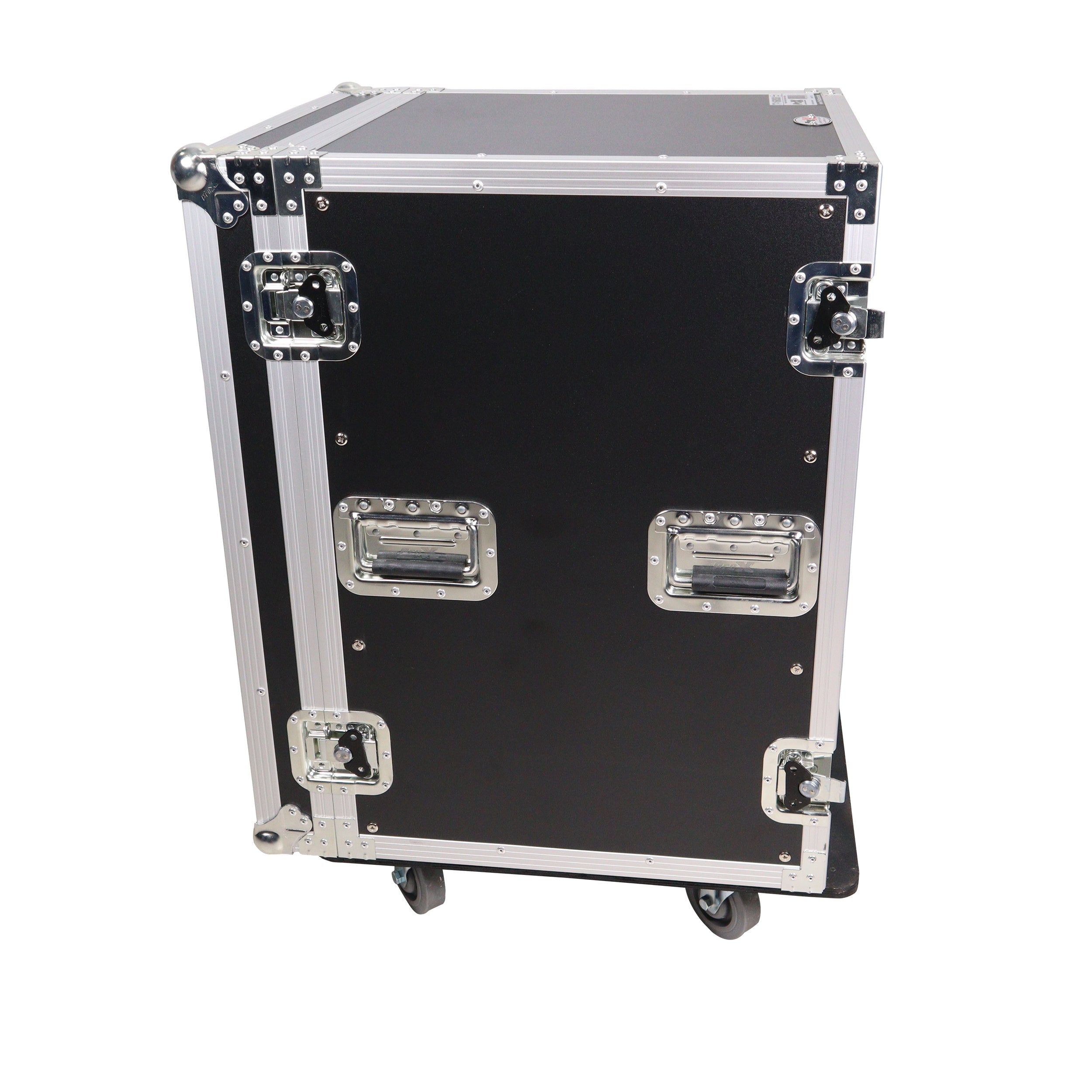 16U Vertical Amp Rack Mount Flight Case with Caster Wheels