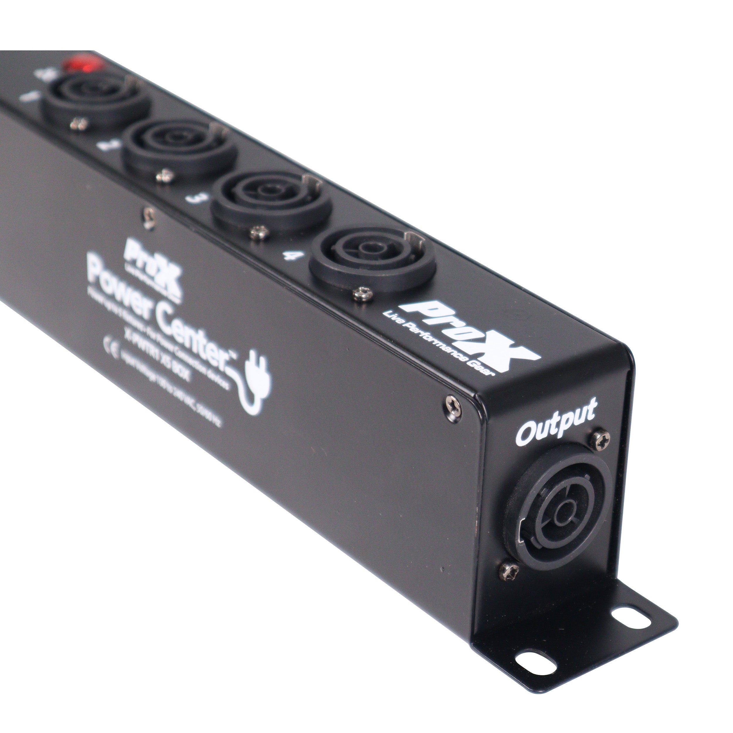PowerCenter 4-way Power Splitter Box for True Power Connection Powers 5 Devices with Power Cord