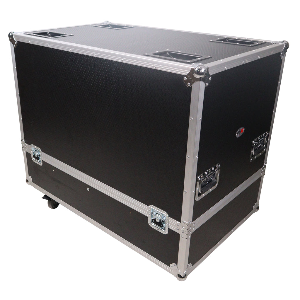 Universal Dual Speaker Flight Case Fits 2x JBL VRX918SP and more 30x20x24 in.