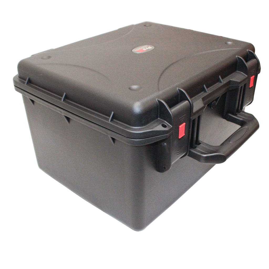 UltronX SMALL Water Air sealed ABS Molded Portable Storage Case for Audio Camera Tactical includes cut pluck foam - 17x13x9 in.
