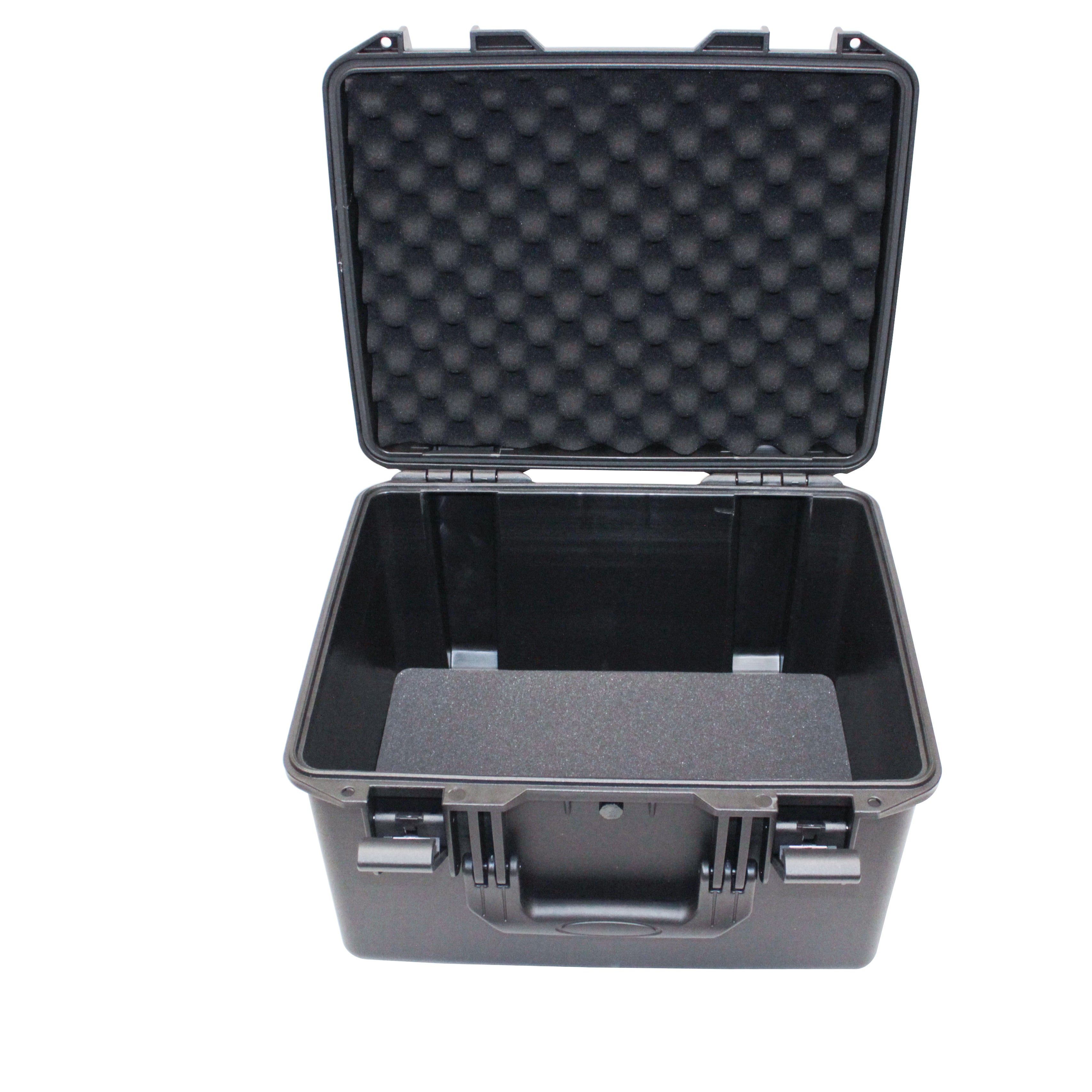 UltronX SMALL Water Air sealed ABS Molded Portable Storage Case for Audio Camera Tactical includes cut pluck foam - 17x13x9 in.
