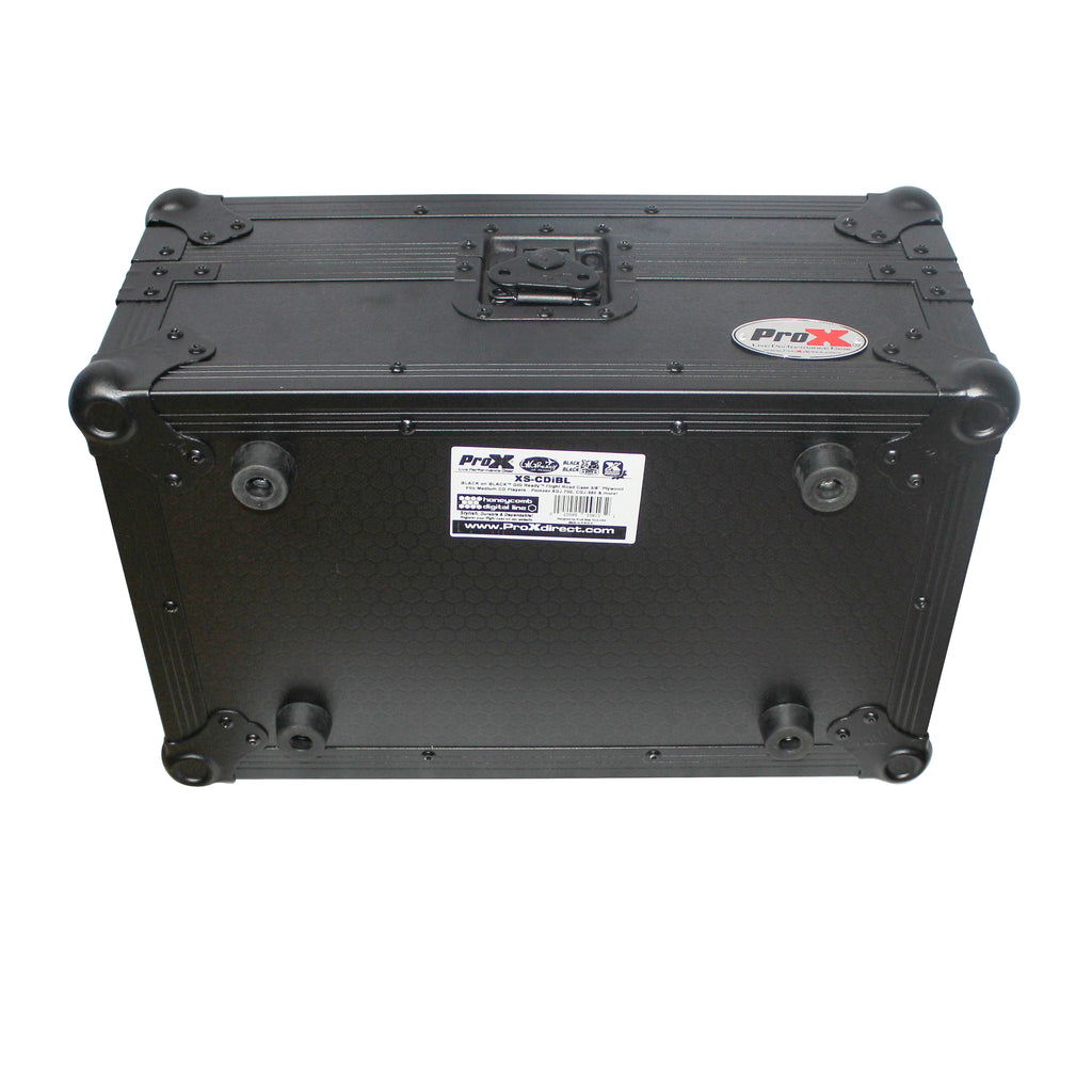Flight Case for Medium Format CD-Media Player | Black on Black
