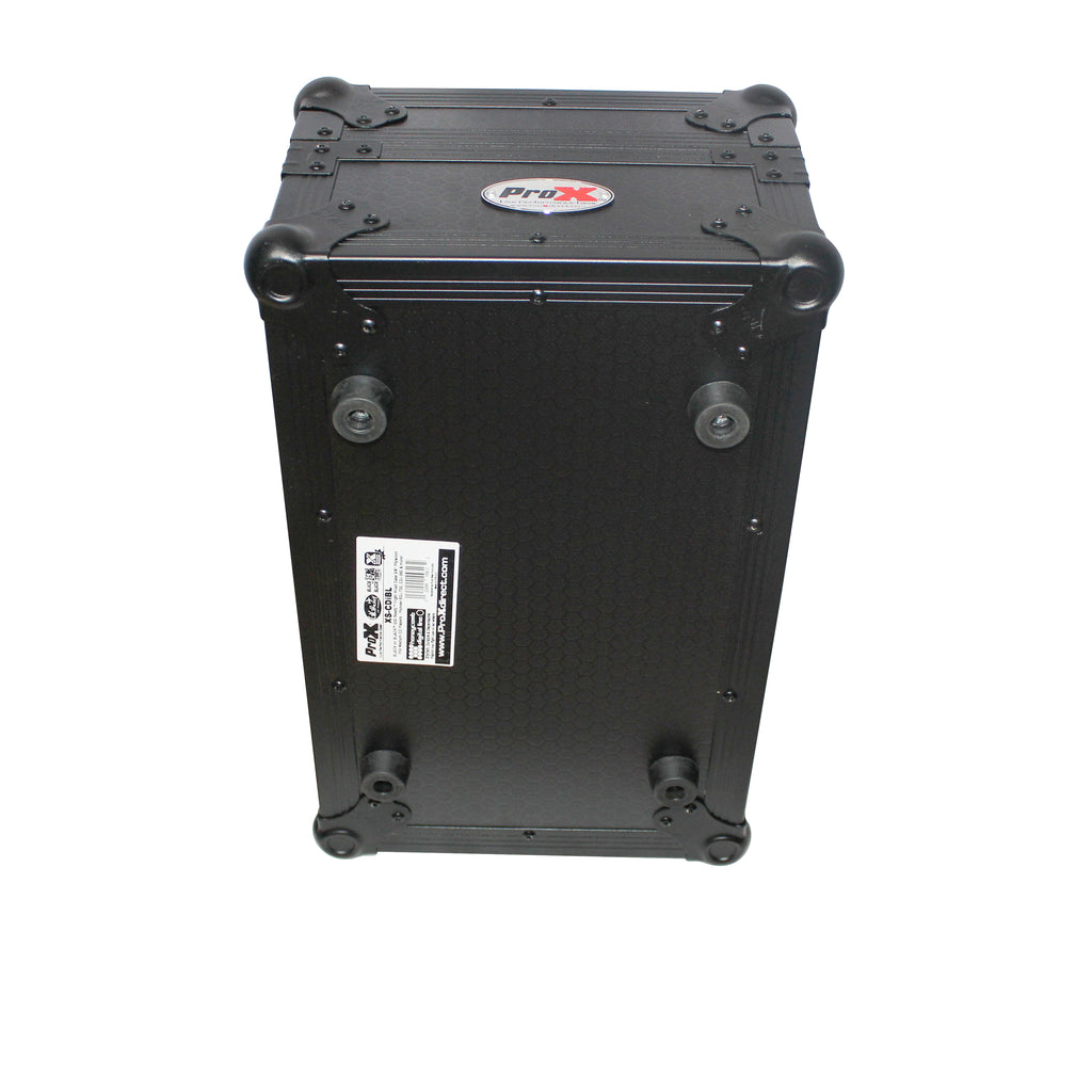 Flight Case for Medium Format CD-Media Player | Black on Black
