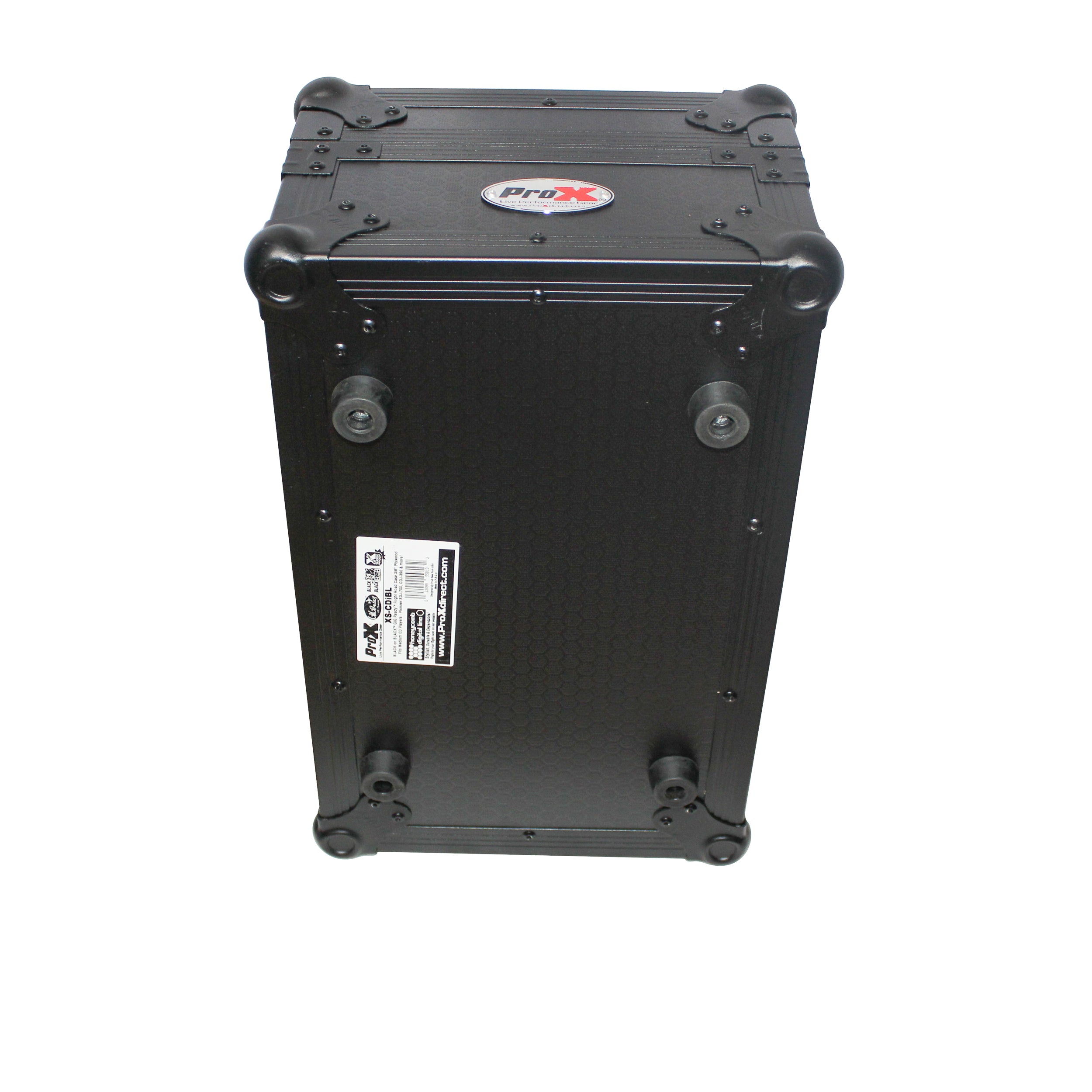 Flight Case for Medium Format CD-Media Player | Black on Black
