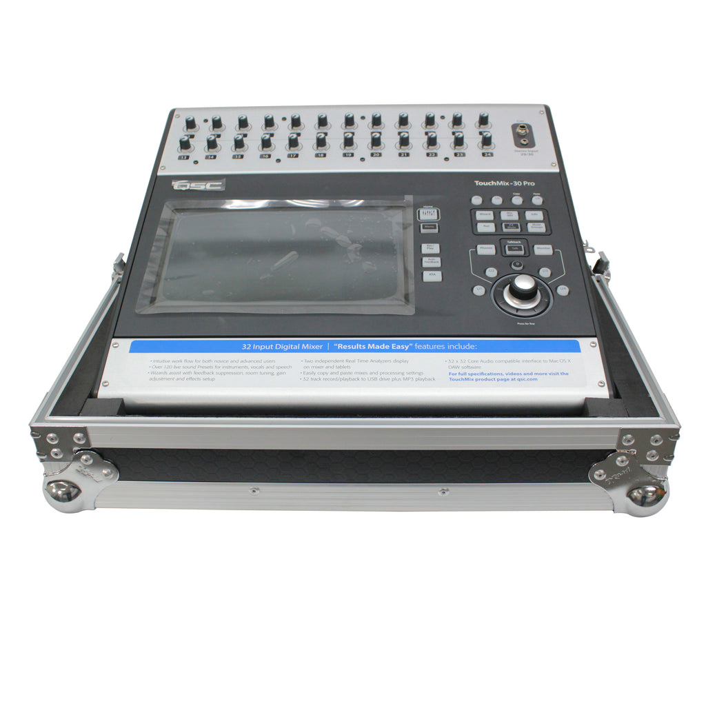ATA Digital Audio Mixer Flight Case for QSC TOUCHMIX 30 Console