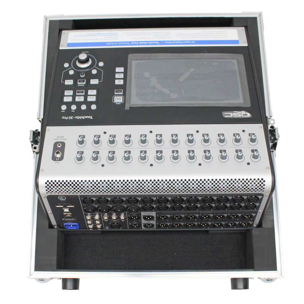 ATA Digital Audio Mixer Flight Case for QSC TOUCHMIX 30 Console