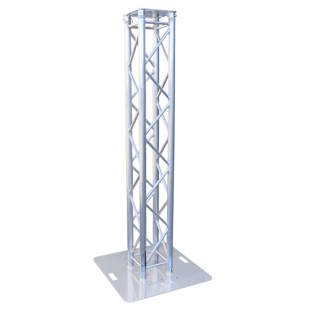 K-Truss 6.56 Lightweight Square Truss Totem Full Package Includes White Scrim, Top Plate and Base Plate