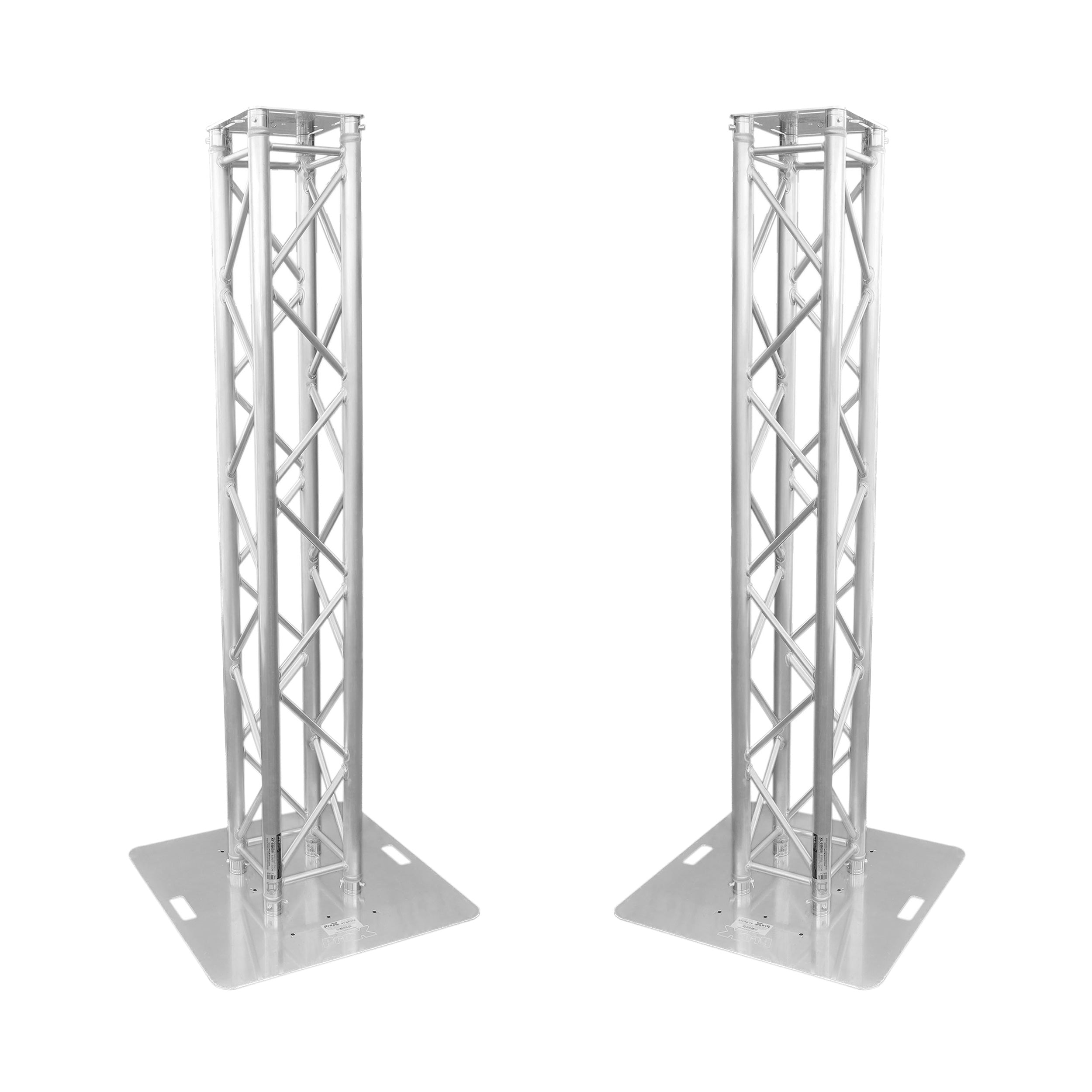 K-Truss 6.56 Lightweight Square Truss Totem Full Package Includes White Scrim, Top Plate and Base Plate