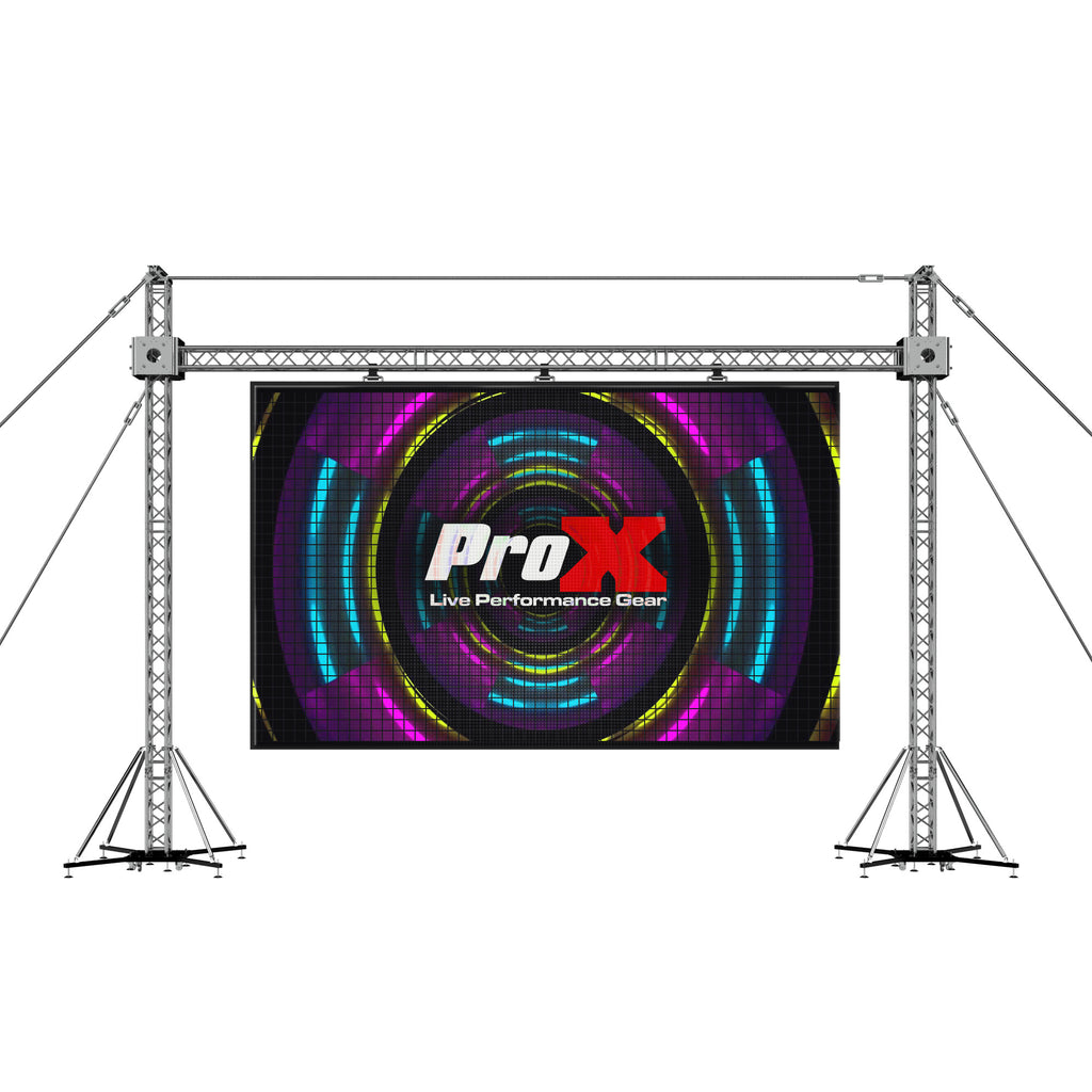 LED Screen Display Panel Video Fly Wall Truss Ground Support System 30'W x 23'H with Hoist