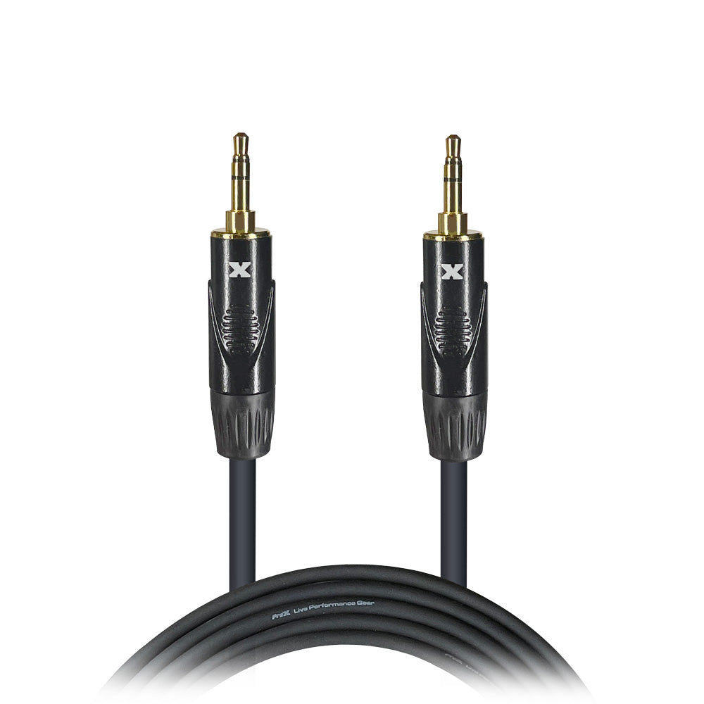 50PCS 5 Ft. Balanced TRS-M Mini 1/8" to TRS-M Mini 1/8" High-Performance Audio Cable