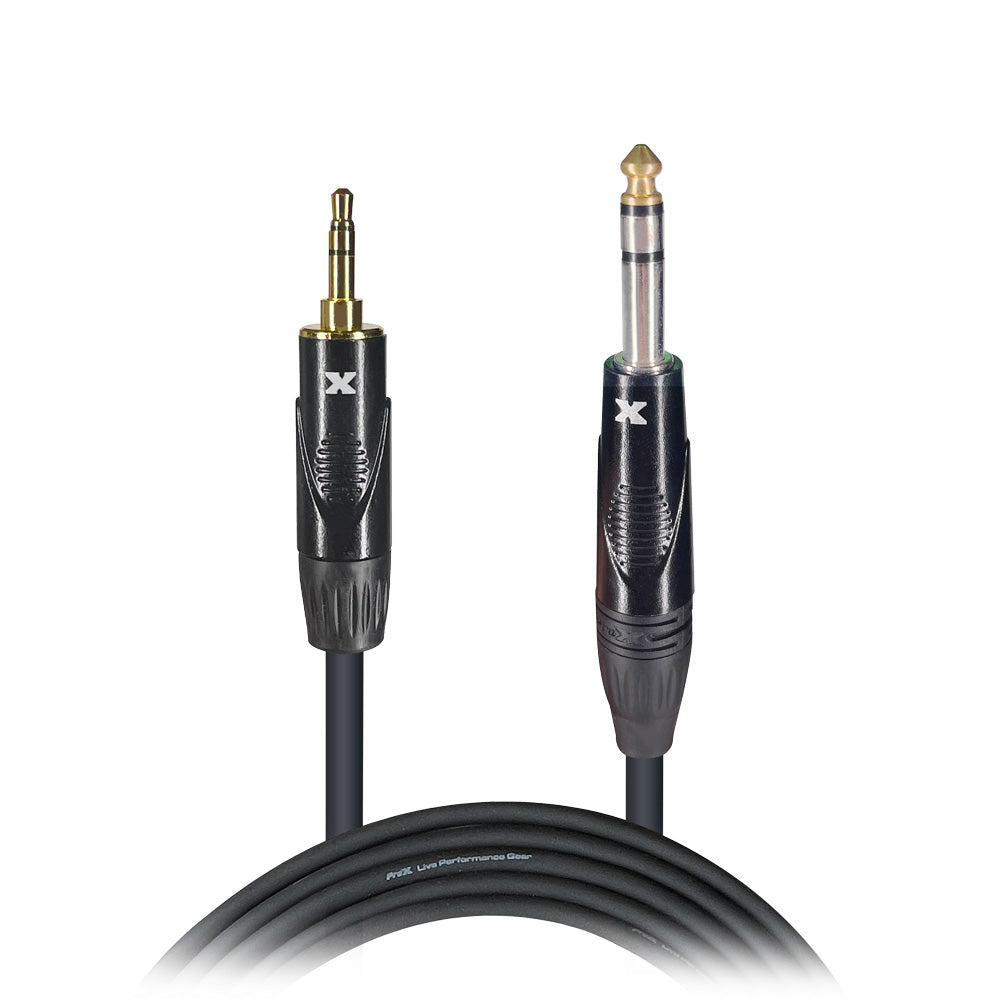 10PCS 10 Ft. Balanced TRS-M Mini 1/8" to TRS-M  High Performance Audio Cable