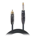 10PCS 25 Ft. Unbalanced RCA Male to 1/4" Male High Performance Audio Cable