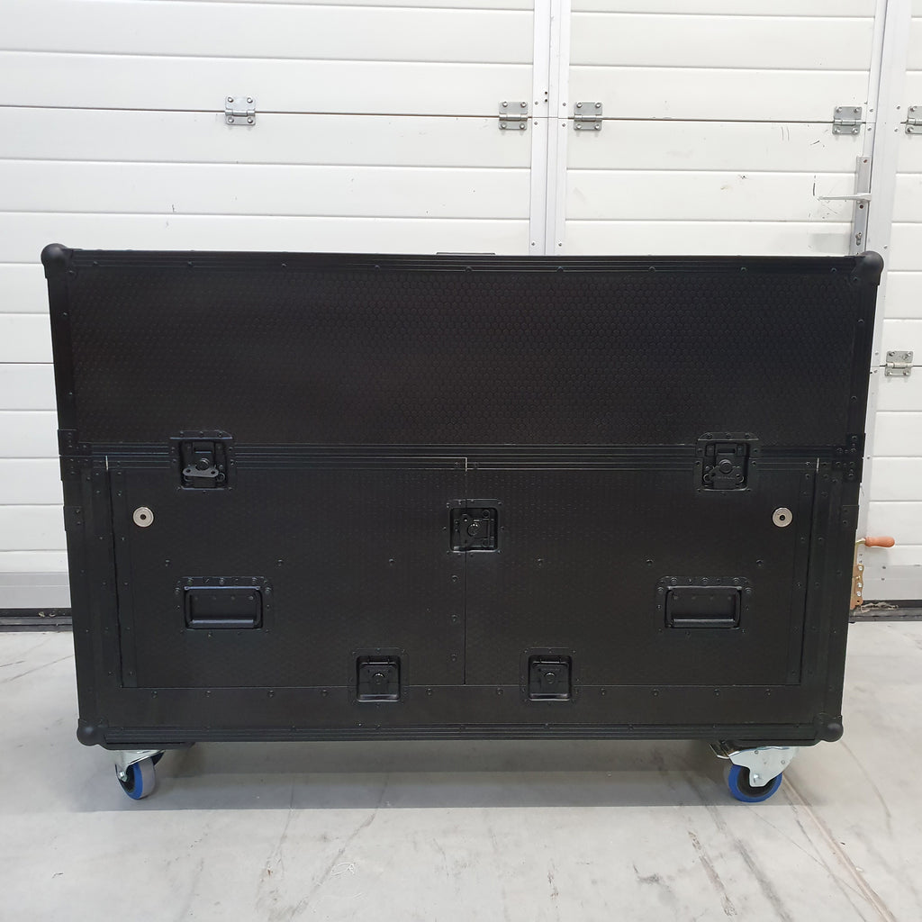 Flip-Ready Easy Retracting Hydraulic Lift Case for RANE Twelve Seventy and Seventy Two MKII Series , with Two Laptop Arms