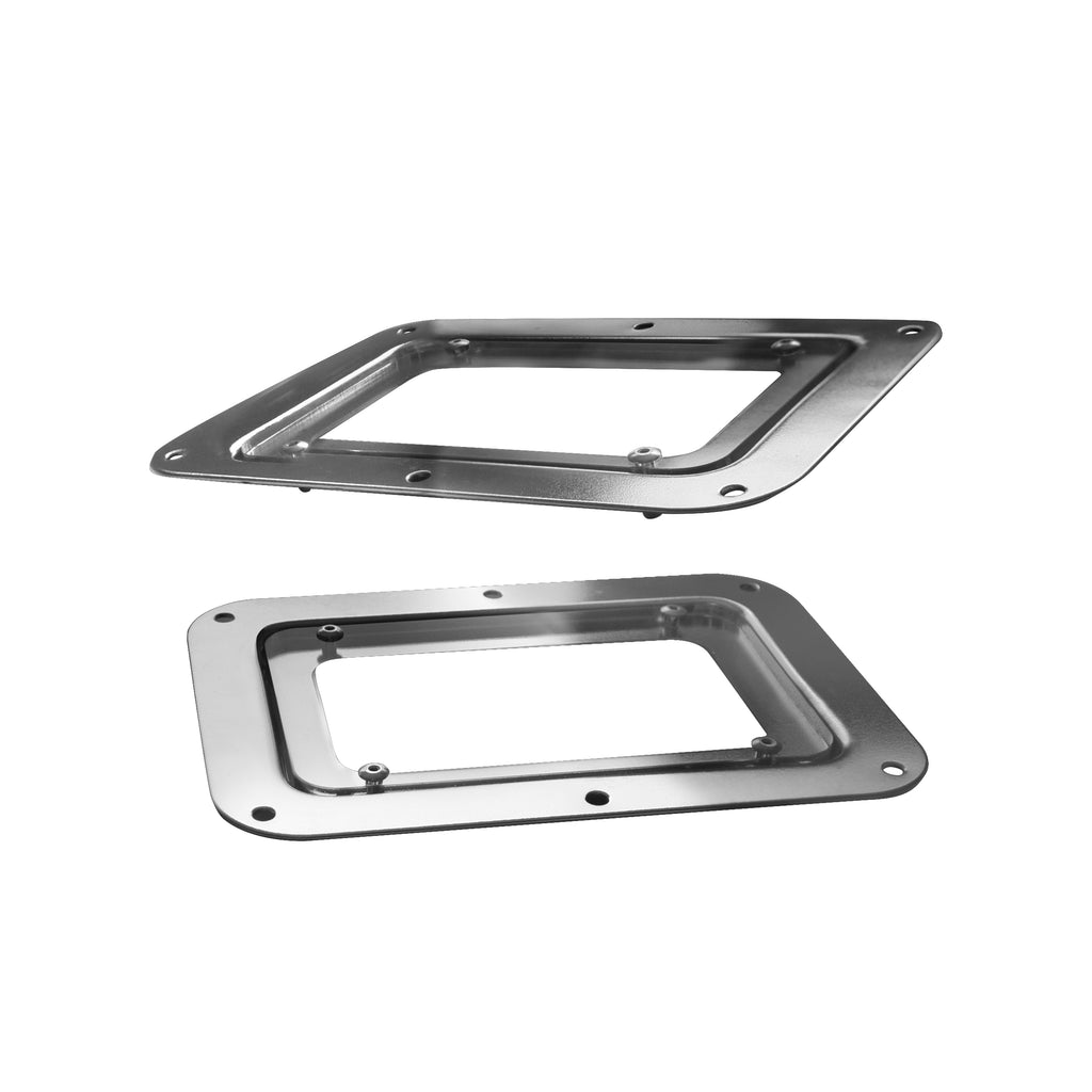 5x7" Acrylic Clear High Impact Recessed Dish
