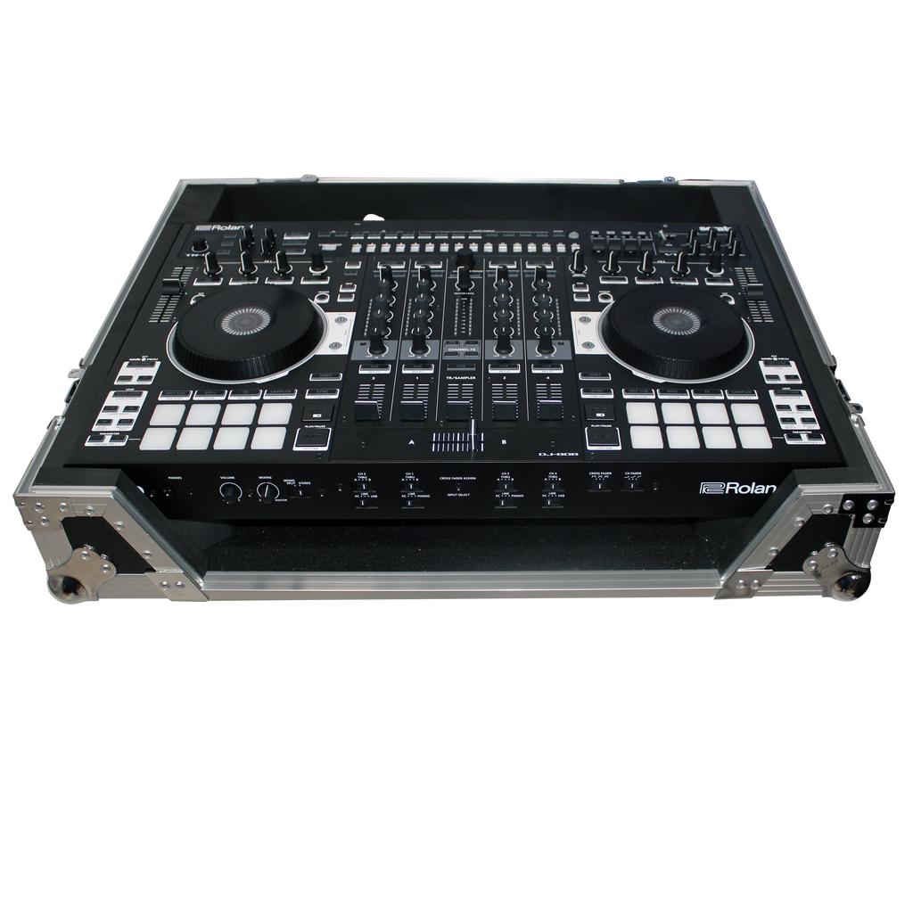 Flight Case for Roland DJ-808 or Denon MC7000 Digital Controller W-Wheels