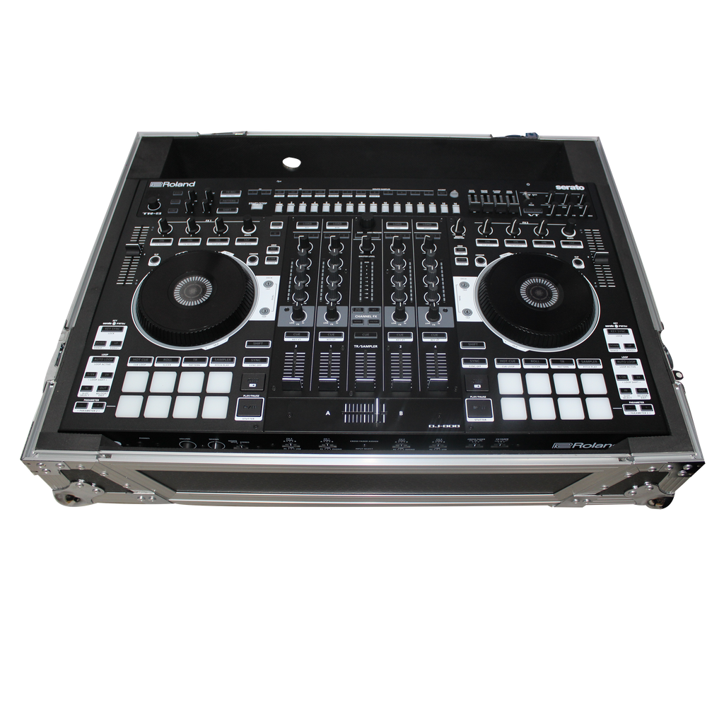 Flight Case for Roland DJ-808 or Denon MC7000 Digital Controller W-Wheels