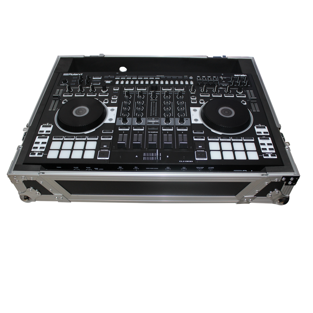 Flight Case for Roland DJ-808 or Denon MC7000 Digital Controller W-Wheels