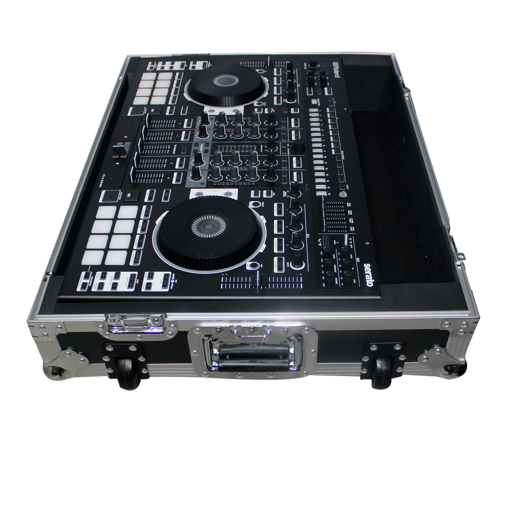 Flight Case for Roland DJ-808 or Denon MC7000 Digital Controller W-Wheels