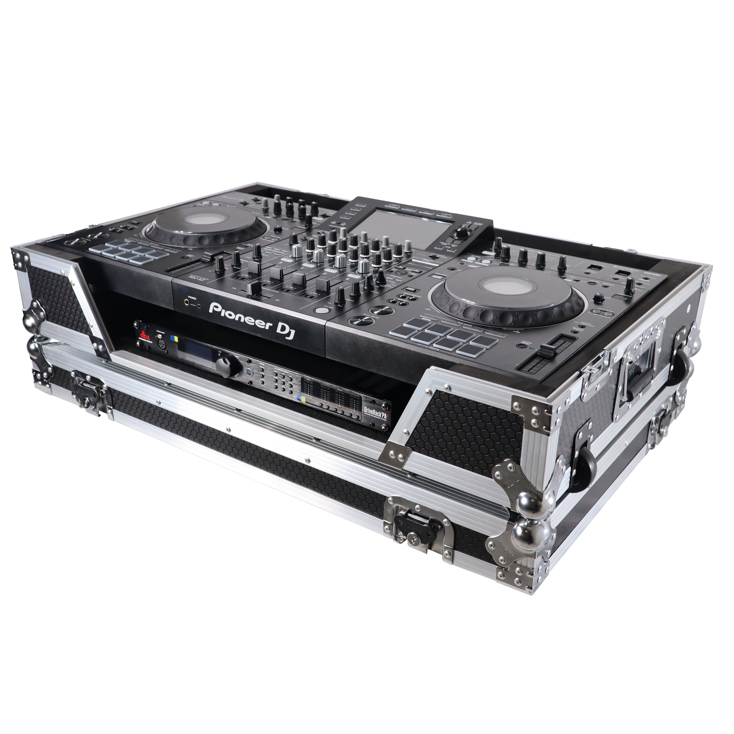 ATA Flight Case For Pioneer XDJ-XZ DJ Controller with 1U Rack Space and Wheels
