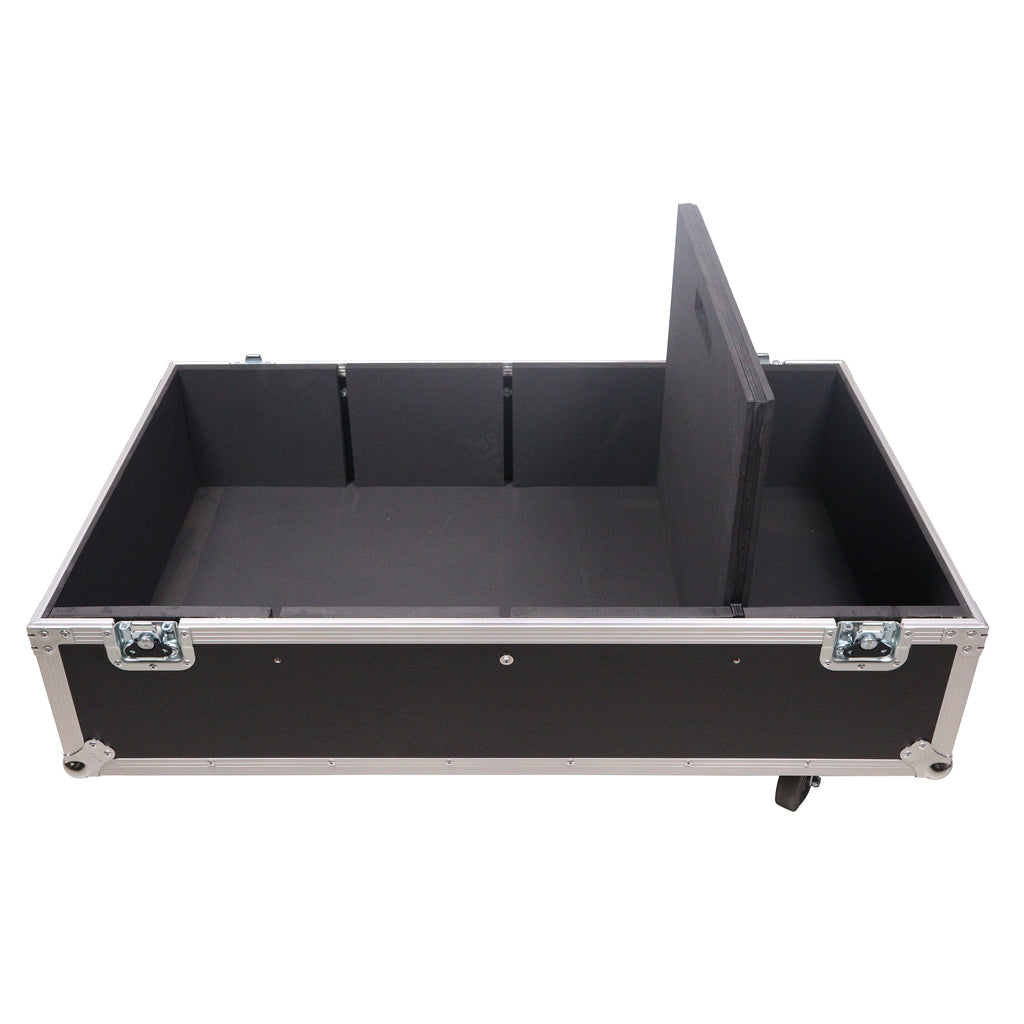 Universal ATA Dual Speaker Flight Case for 2x RCF NX12-SMA Turbosound TFM122m Speaker and similar sizes 23x18x13 in.